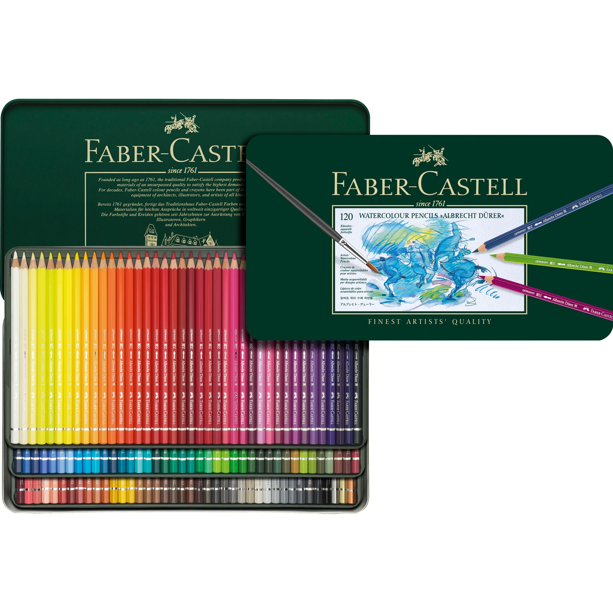 Albrecht Dürer Artists' Watercolor Pencils, Tin of 120 - #FC117511 - Image 3
