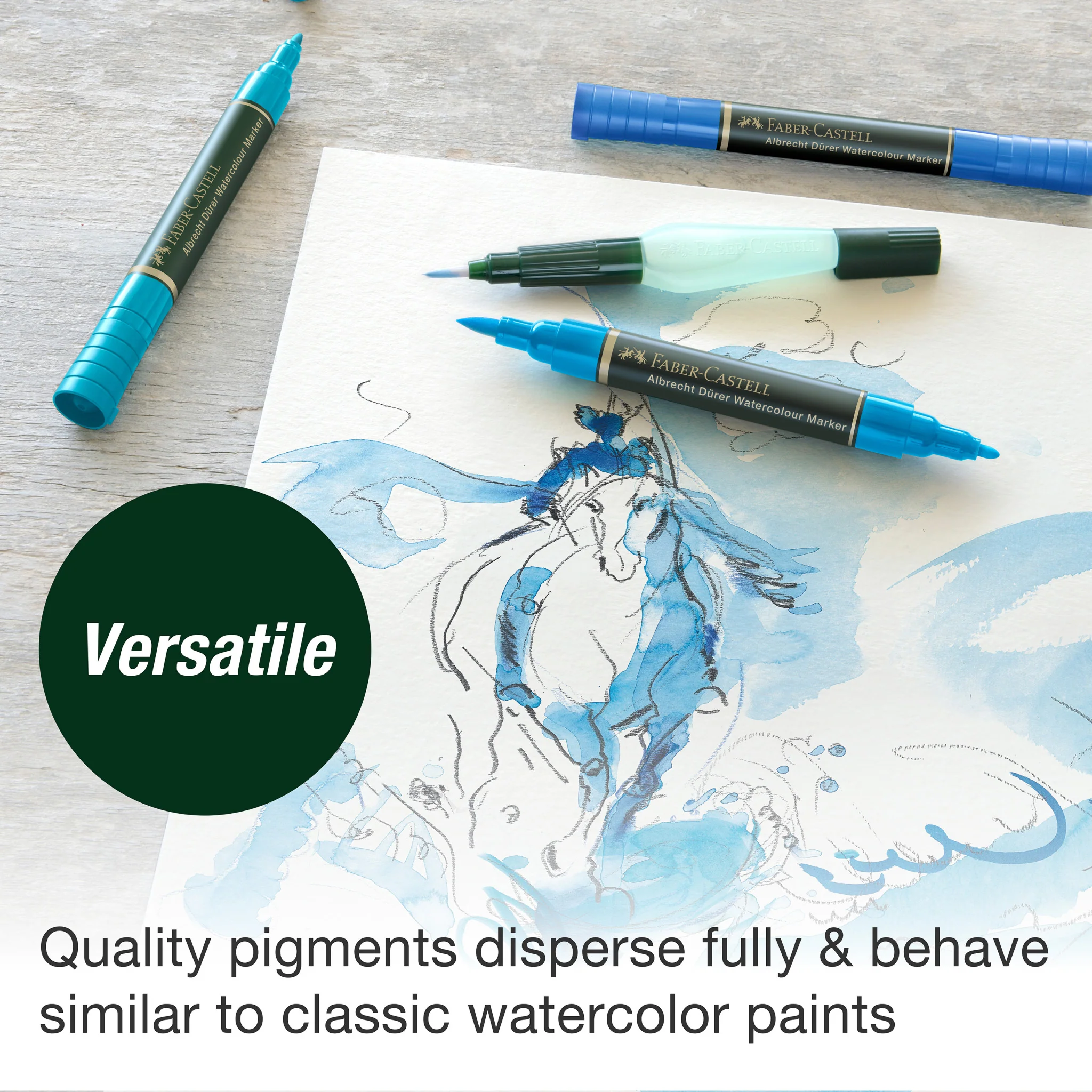 Albrecht Dürer Watercolor Markers, Plein Air - Wallet of 5 - #FC160309 - Image 6