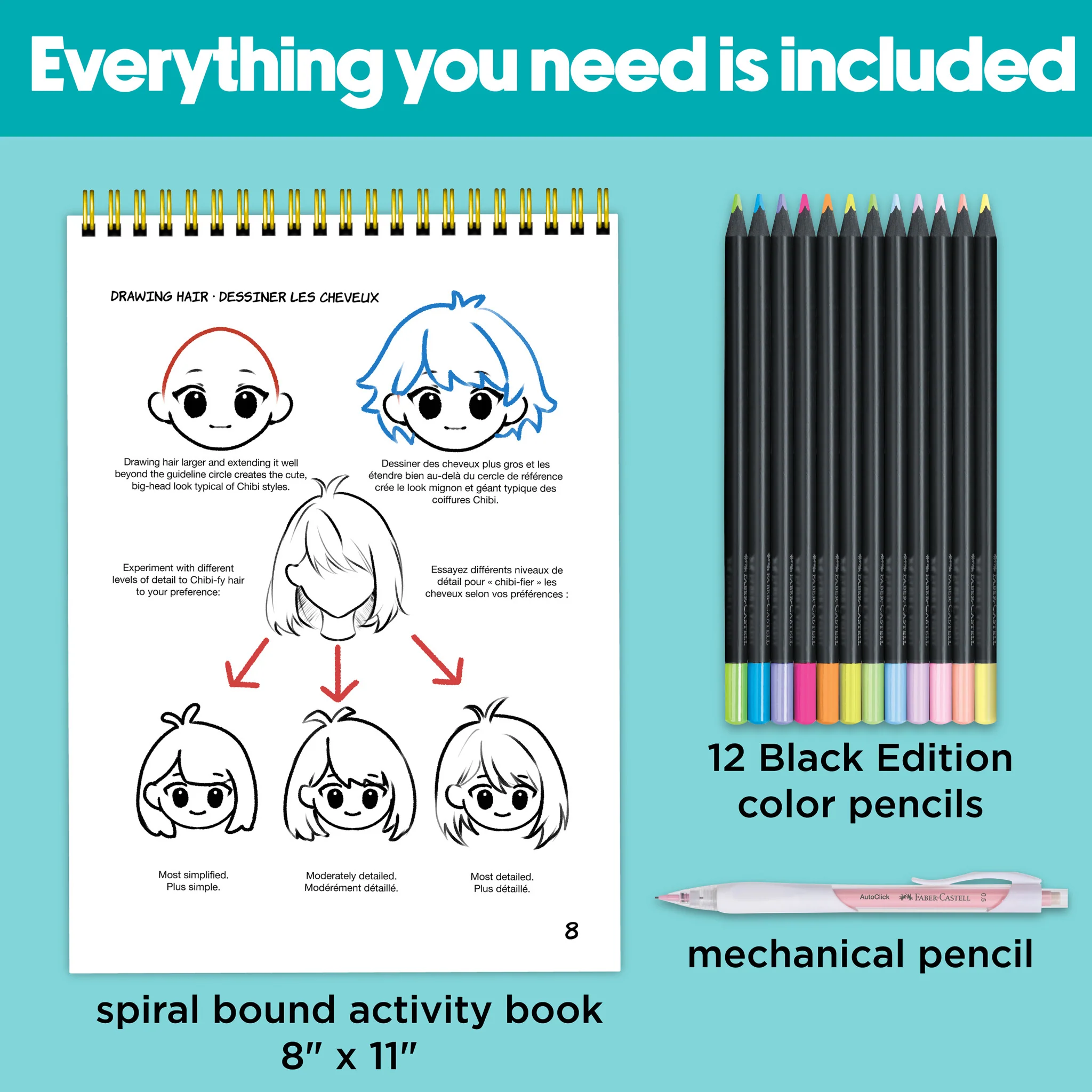 Anime Drawing Kit - Chibi Edition - #FC14604 - Image 4