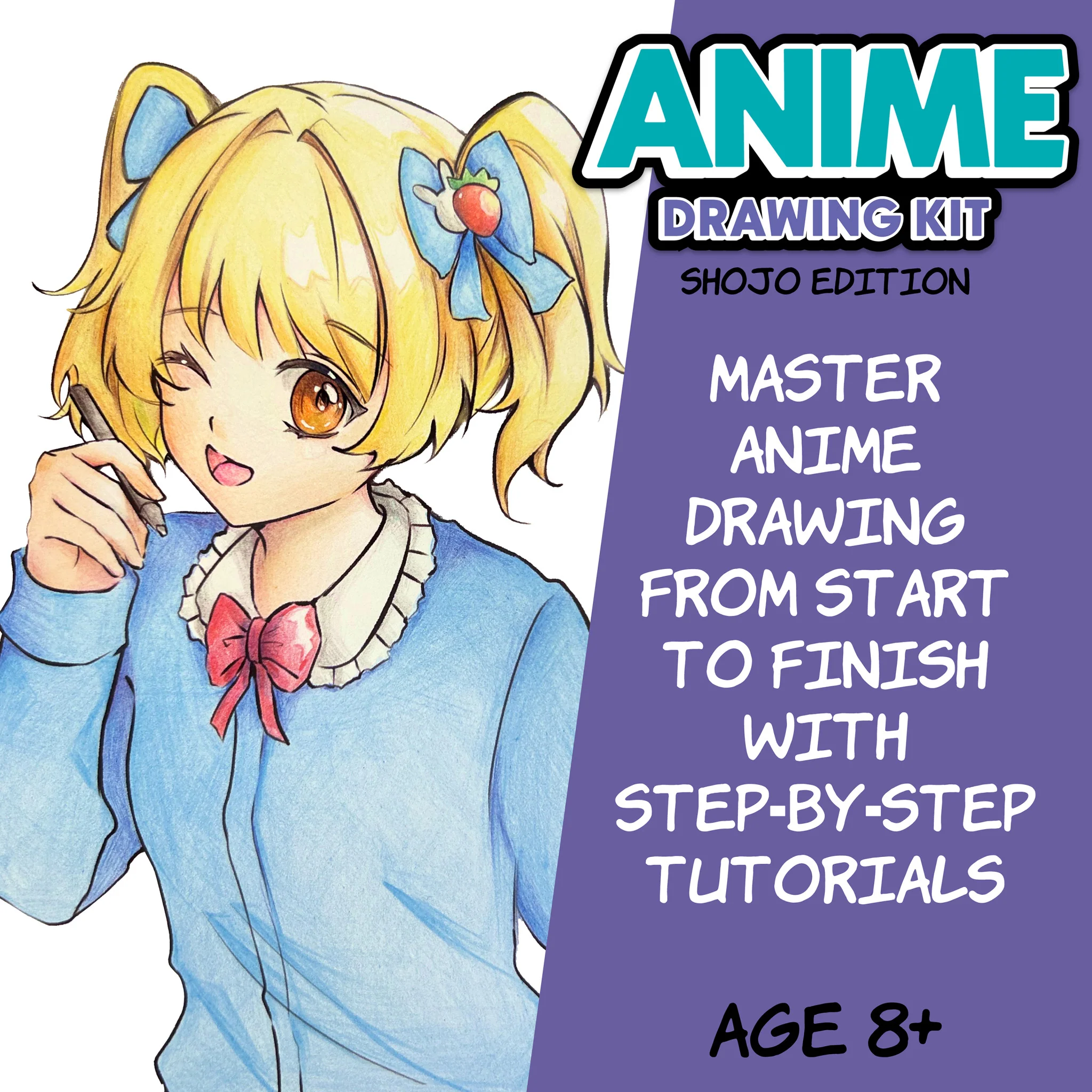 Anime Drawing Kit - Shojo Edition - #FC14603 - Image 3