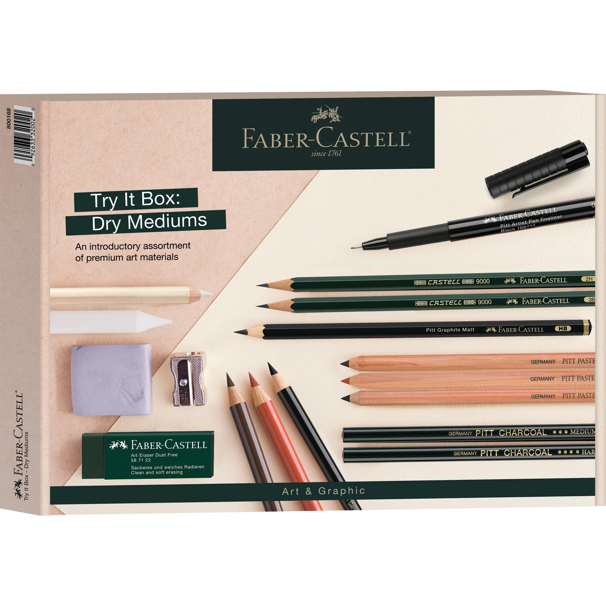 Art & Graphic Try It Box, Dry Mediums - #FC800168