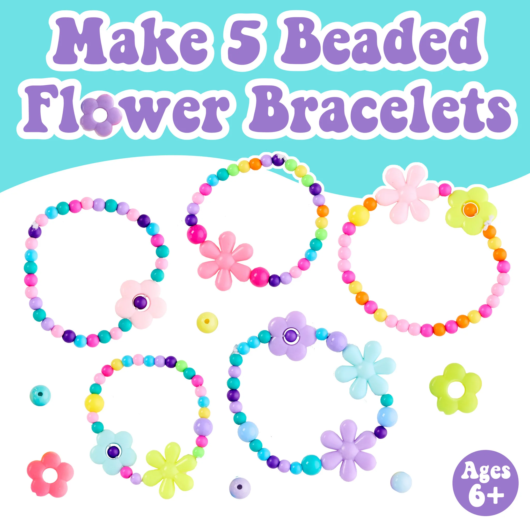 Mini Kit Beaded Flowers Bracelet - #6550000 - Image 3