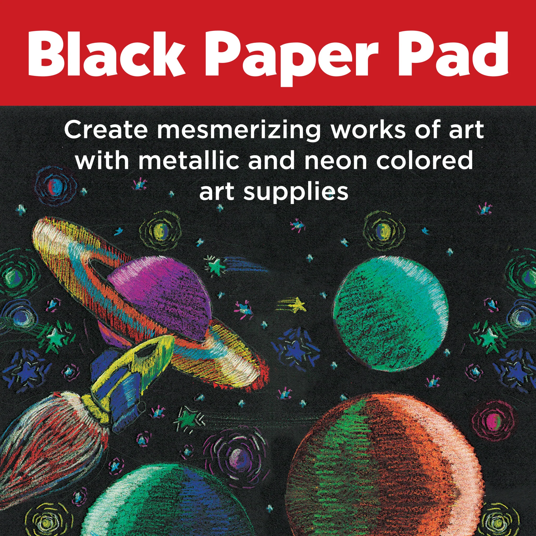 Black Paper Sketch Pad - #FC14563 - Image 3