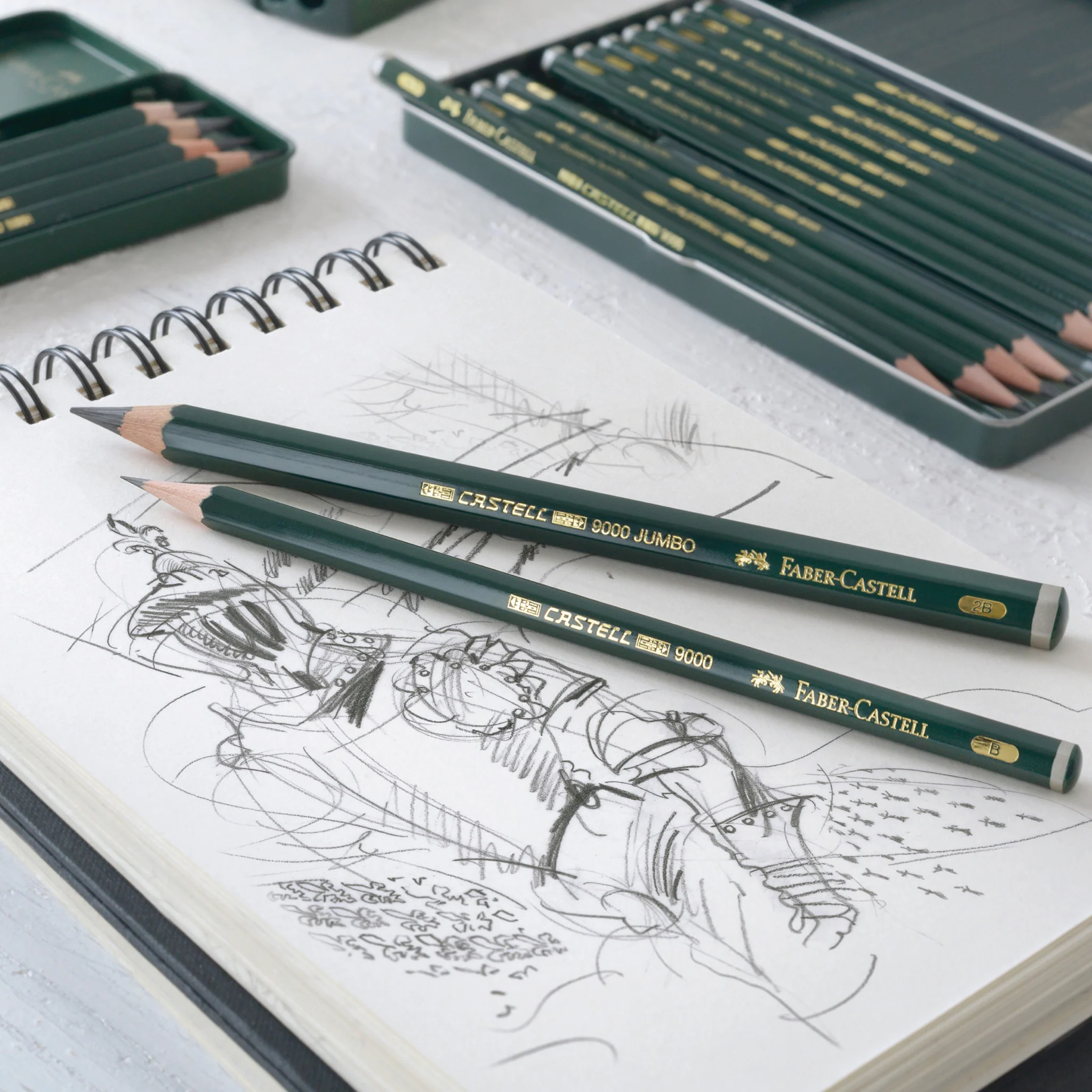 Castell 9000 Artist Graphite Drawing Set - #FC800028 - Image 5