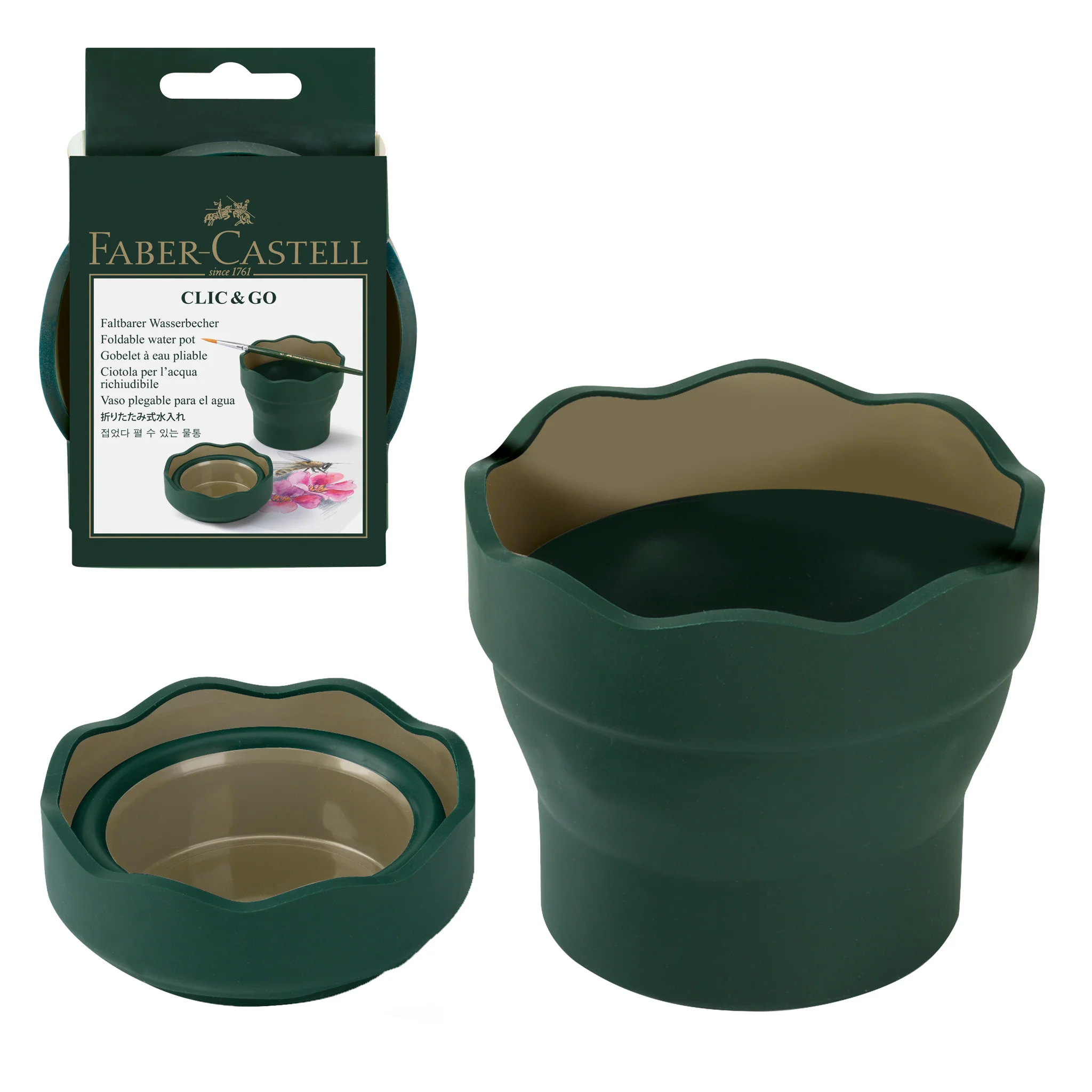 Clic & Go Water Cup, Green - #FC181520 - Image 2