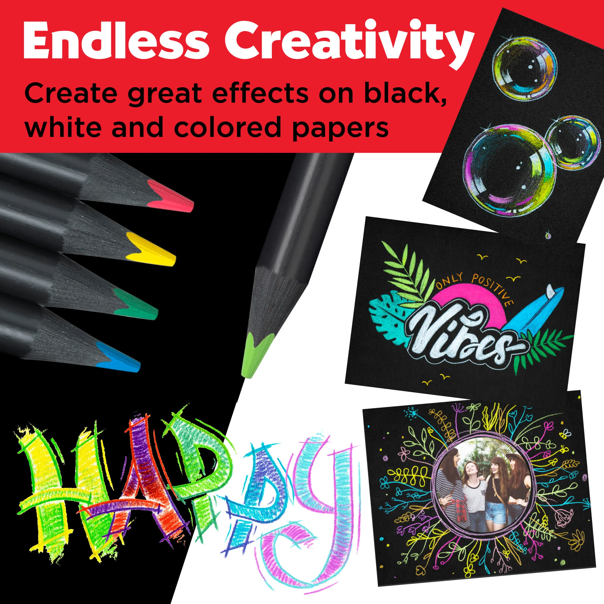 Black Edition Colored Pencils, Box of 36 - #FC116436 - Image 8