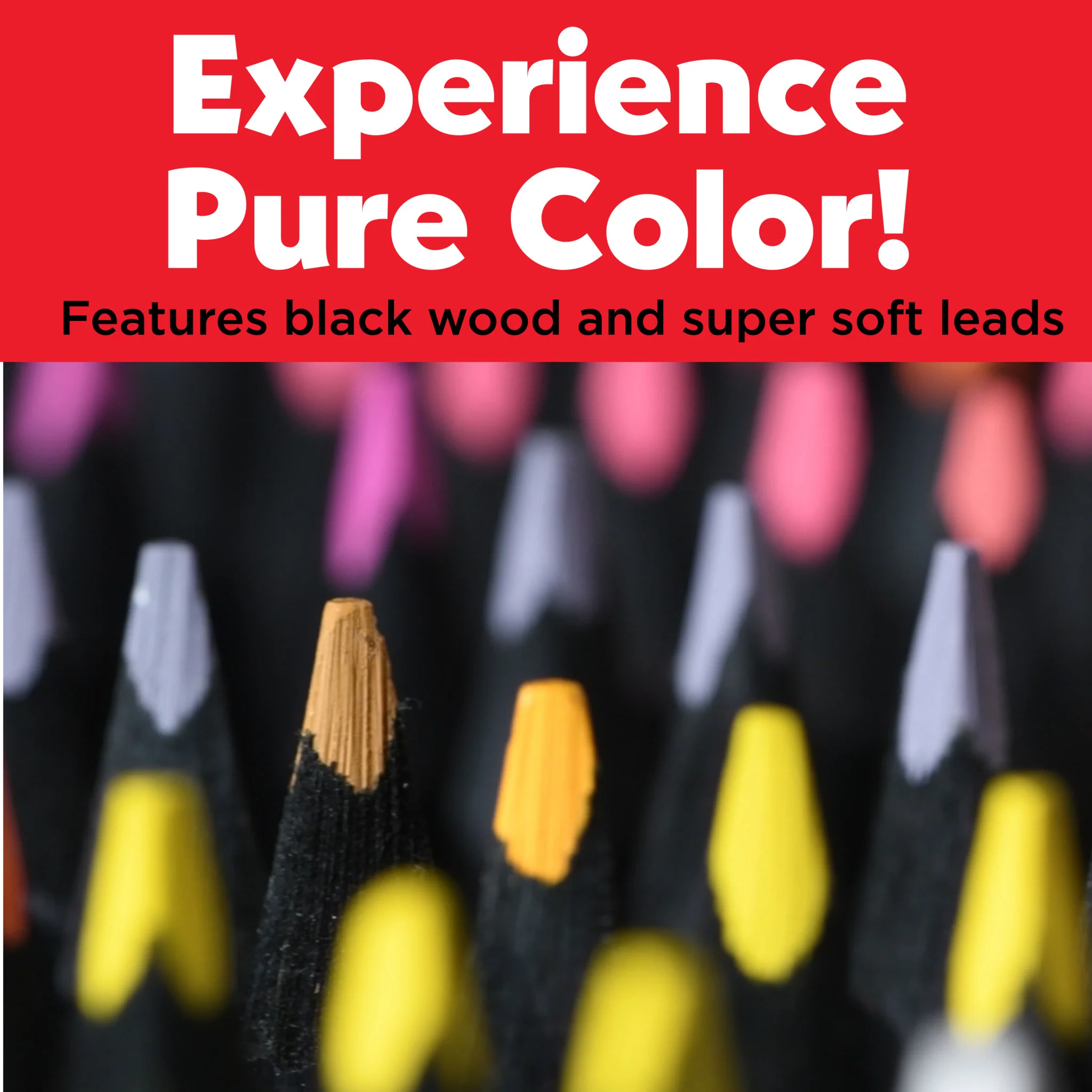 Black Edition Colored Pencils, Tin of 12 - #FC116413 - Image 6