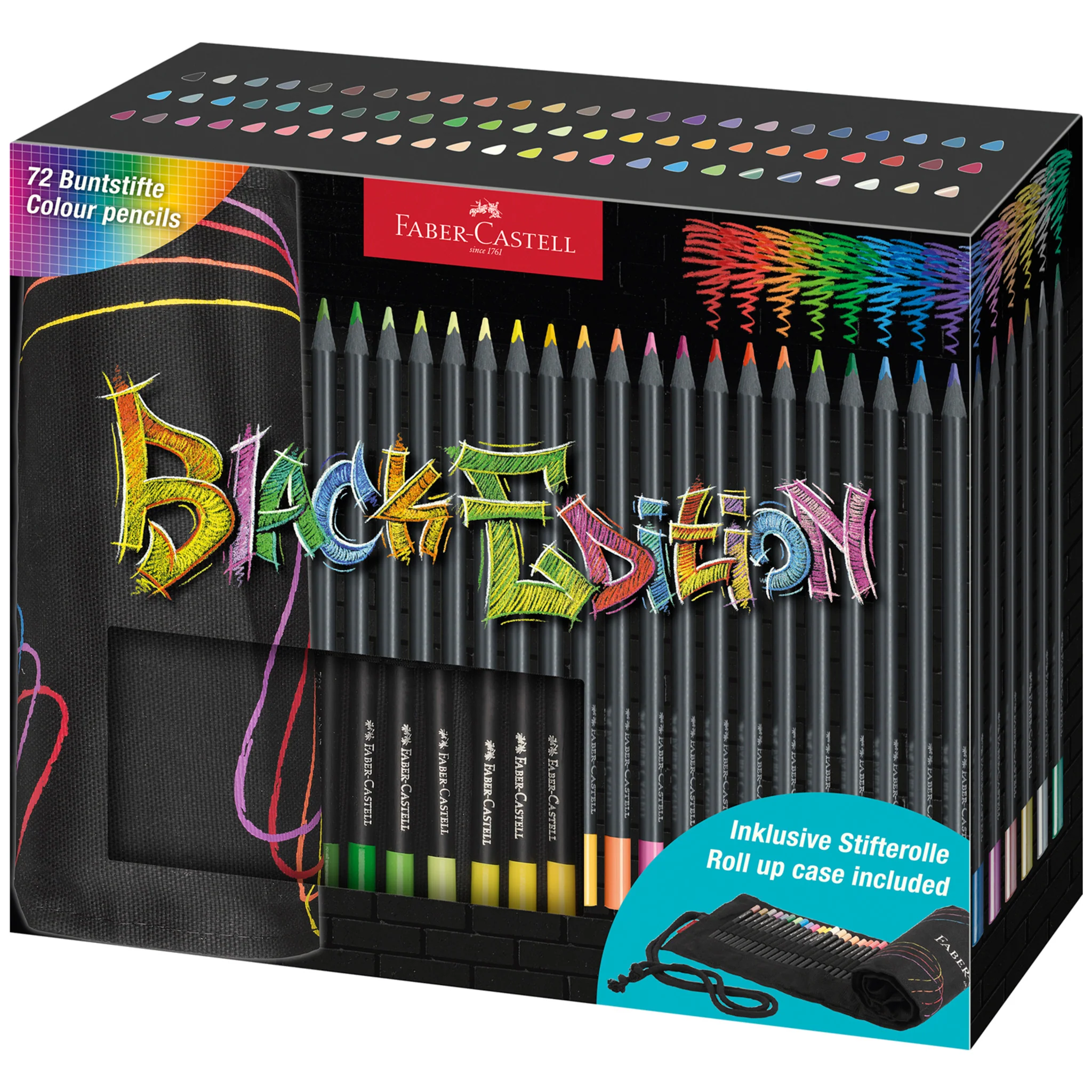 Black Edition 72ct Pencil Roll - #FC116418