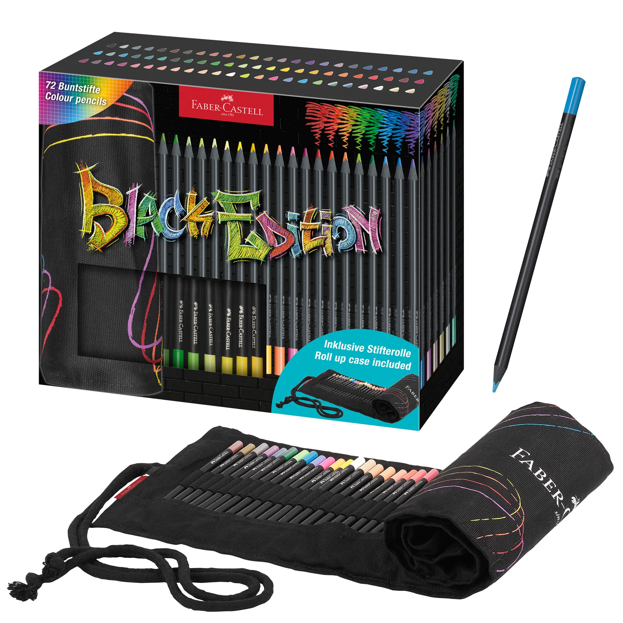 Black Edition 72ct Pencil Roll - #FC116418 - Image 2
