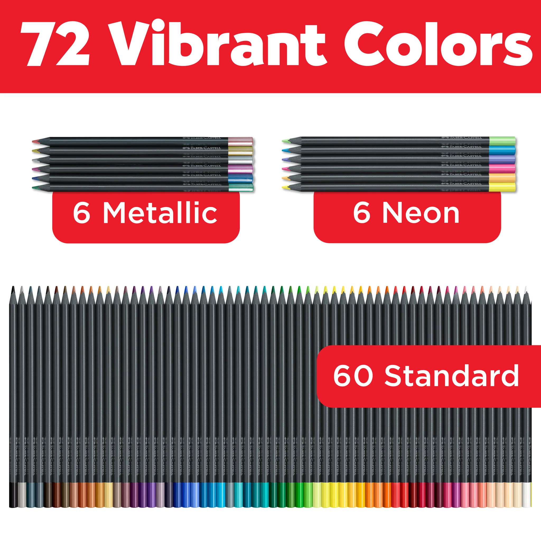 Black Edition 72ct Pencil Roll - #FC116418 - Image 3