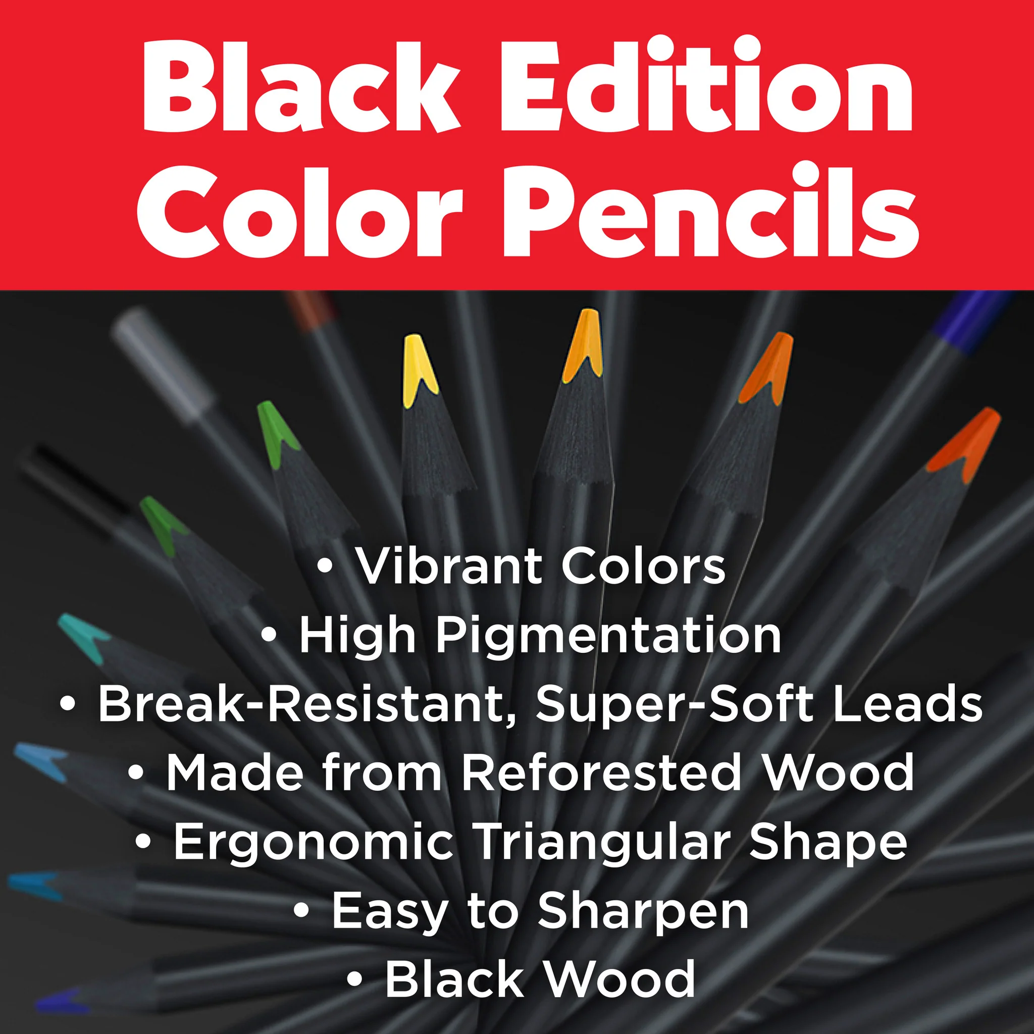 Black Edition 72ct Pencil Roll - #FC116418 - Image 6