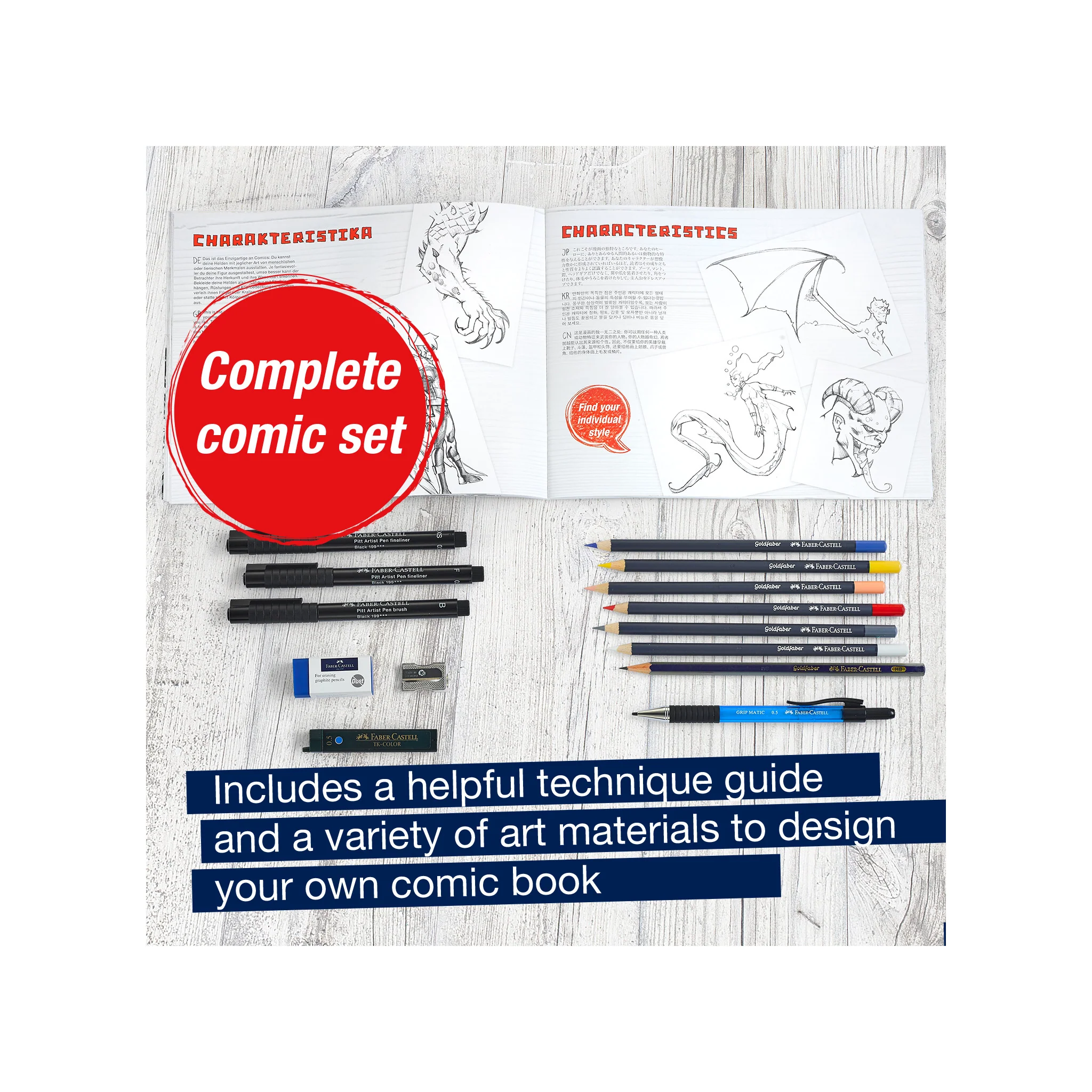 Comic Illustration Gift Set - #FC167195 - Image 4