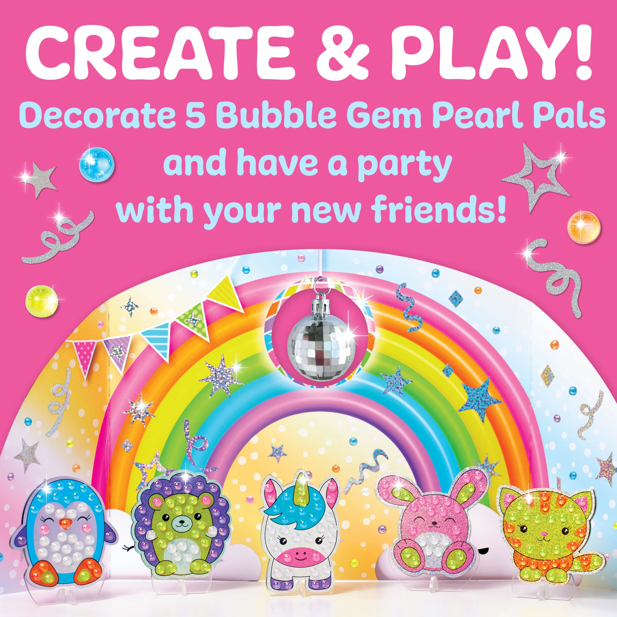 Bubble Gems™ Pearl Pals Disco Party - #6461000 - Image 2