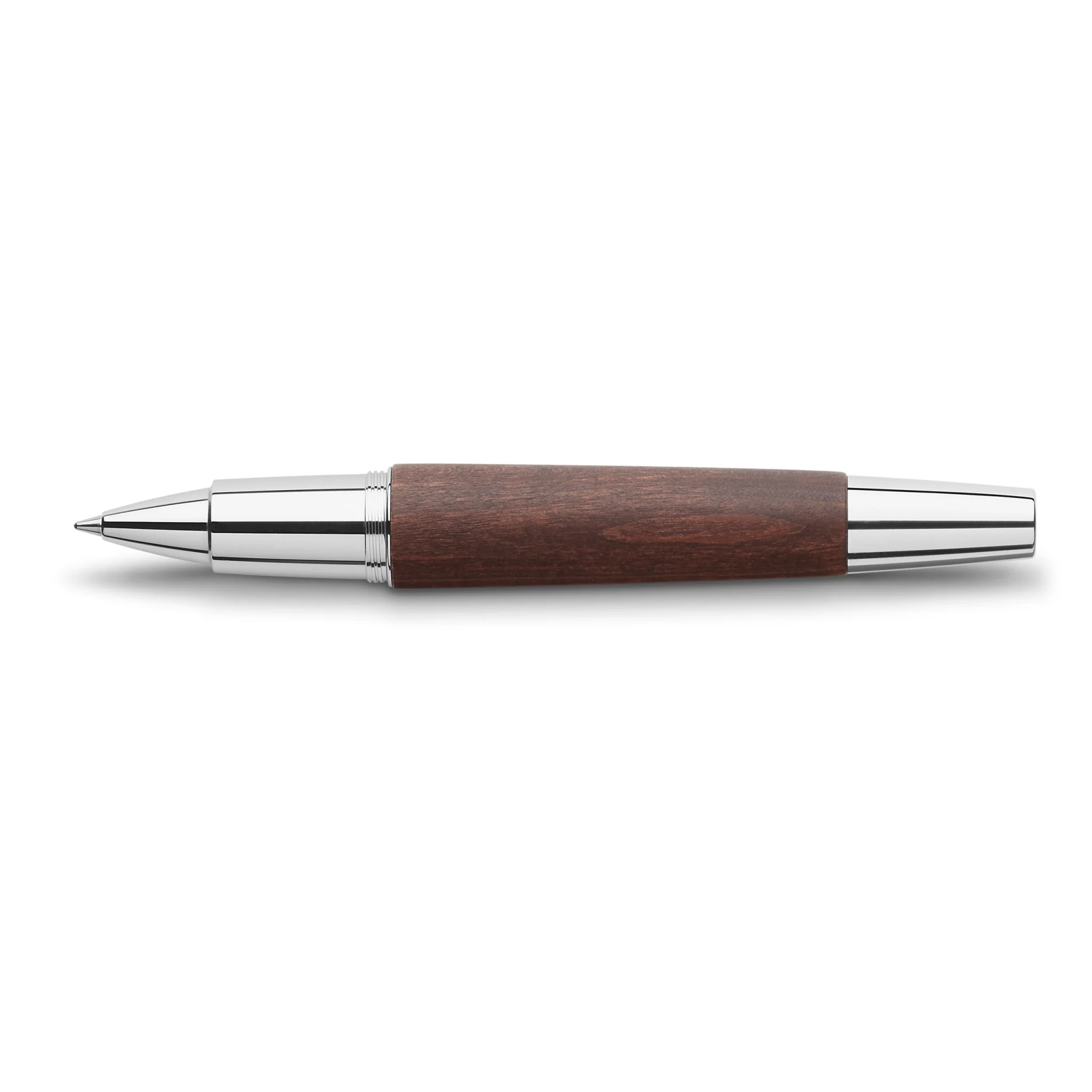 e-motion Rollerball Pen, Wood & Polished Chrome - Dark Brown - #FC148215 - Image 4