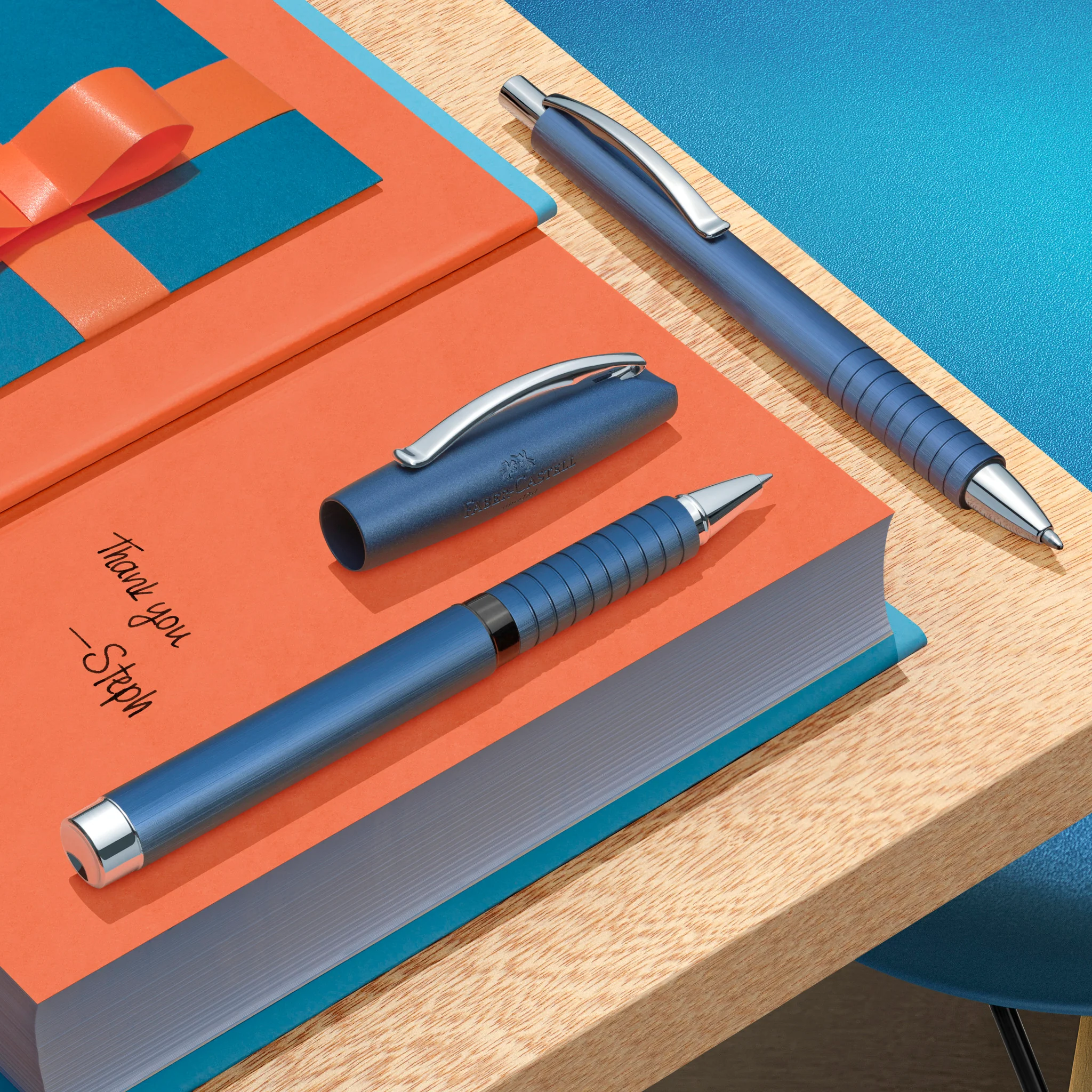 Essentio Ballpoint Pen, Aluminum Blue - #FC148426 - Image 4