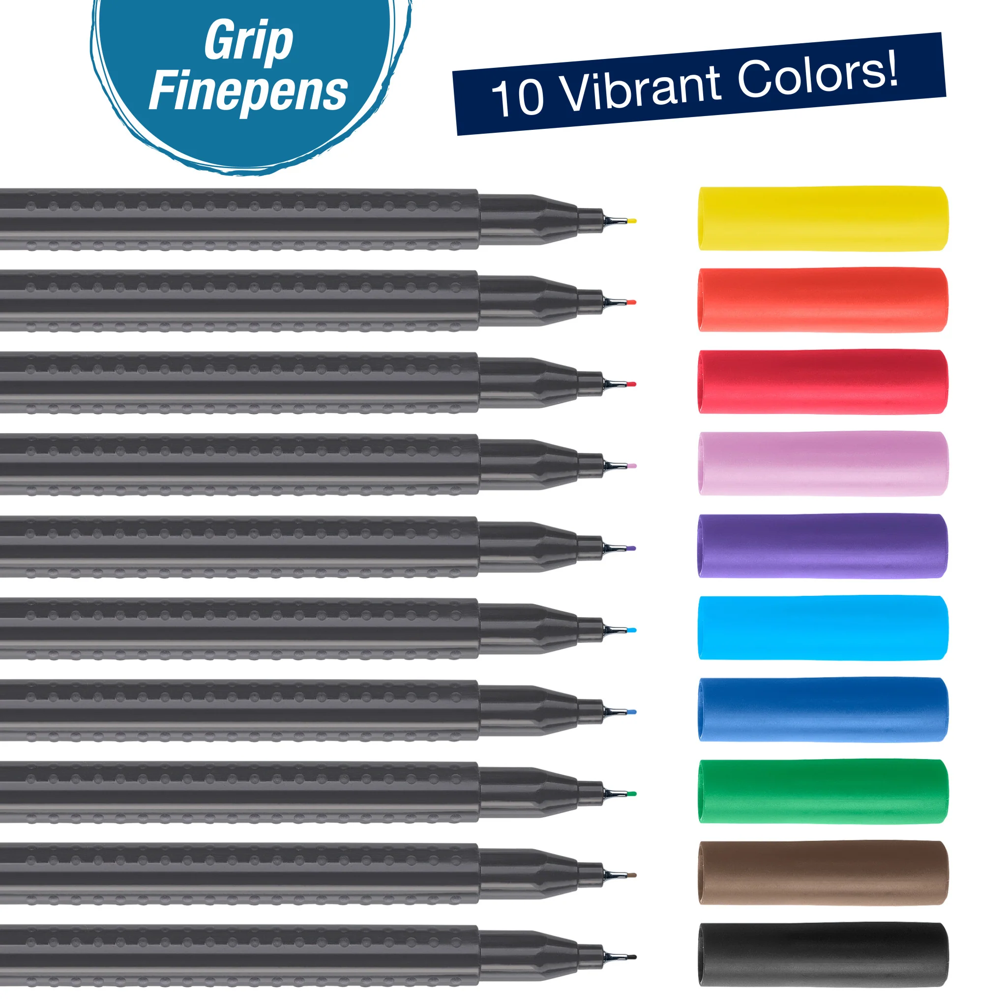 Grip Finepens, Box of 10 - #FC151610 - Image 2