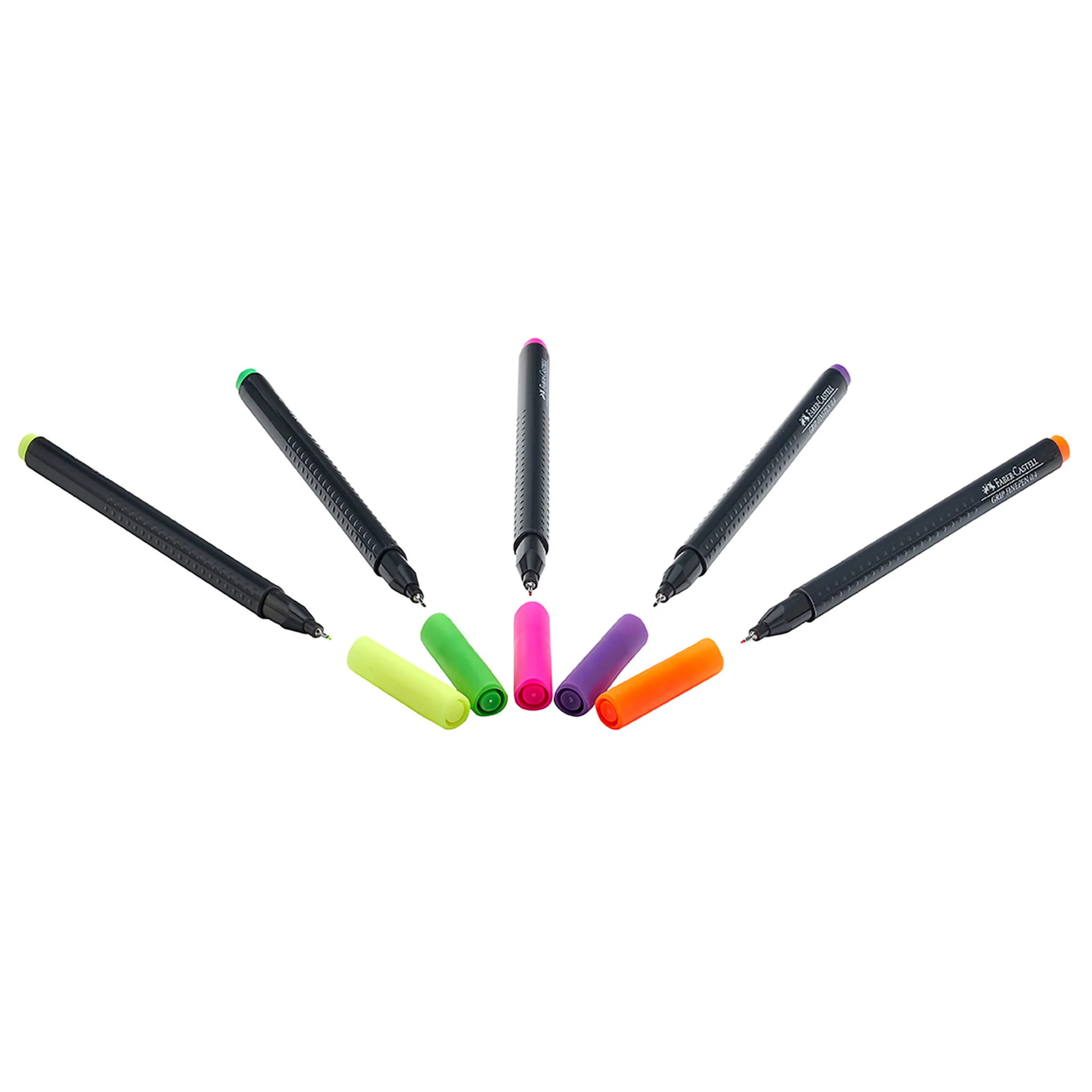 Grip Finepens, Neon - Box of 5 - #FC151603 - Image 2