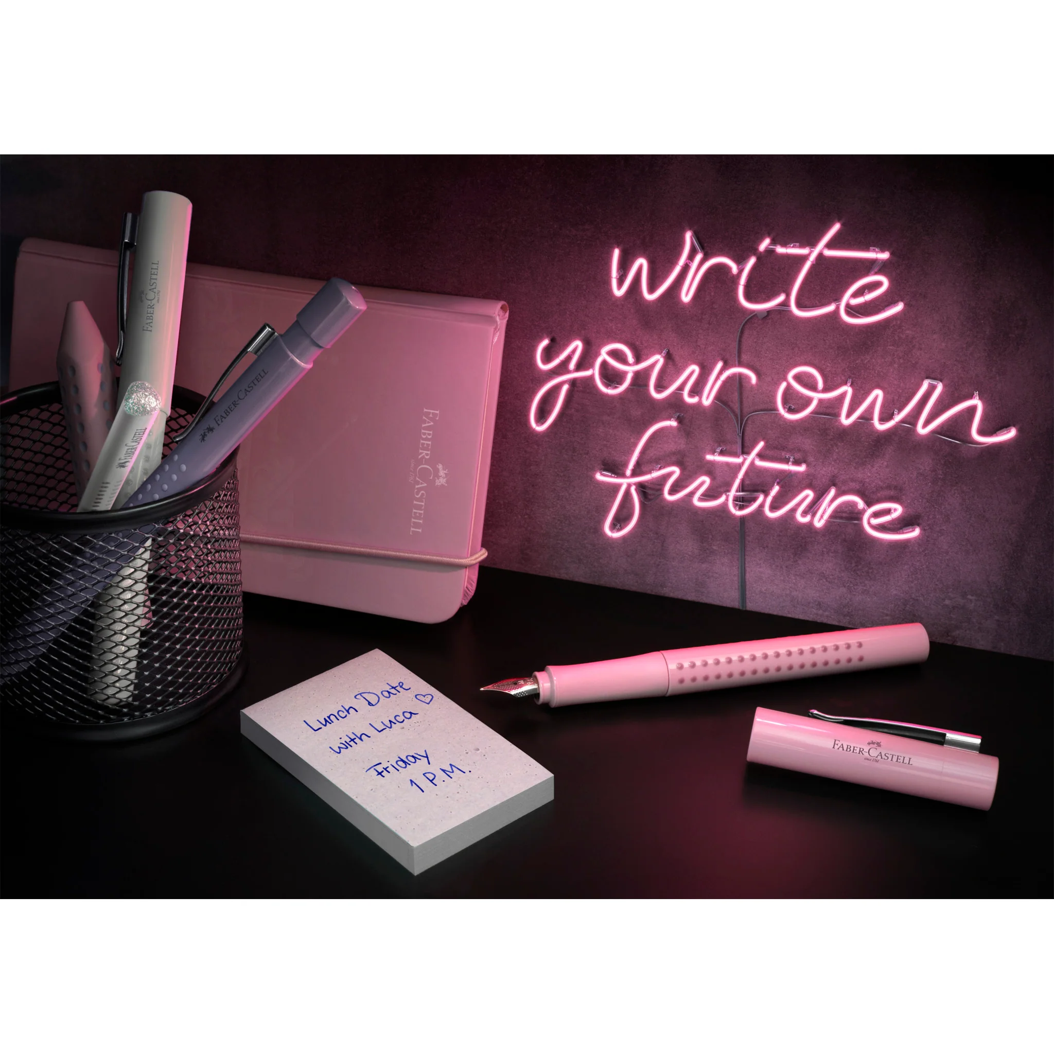 Grip 2010 Harmony Fountain & Ballpoint Pen Gift Set, Rose Shadows - #FC201528 - Image 8