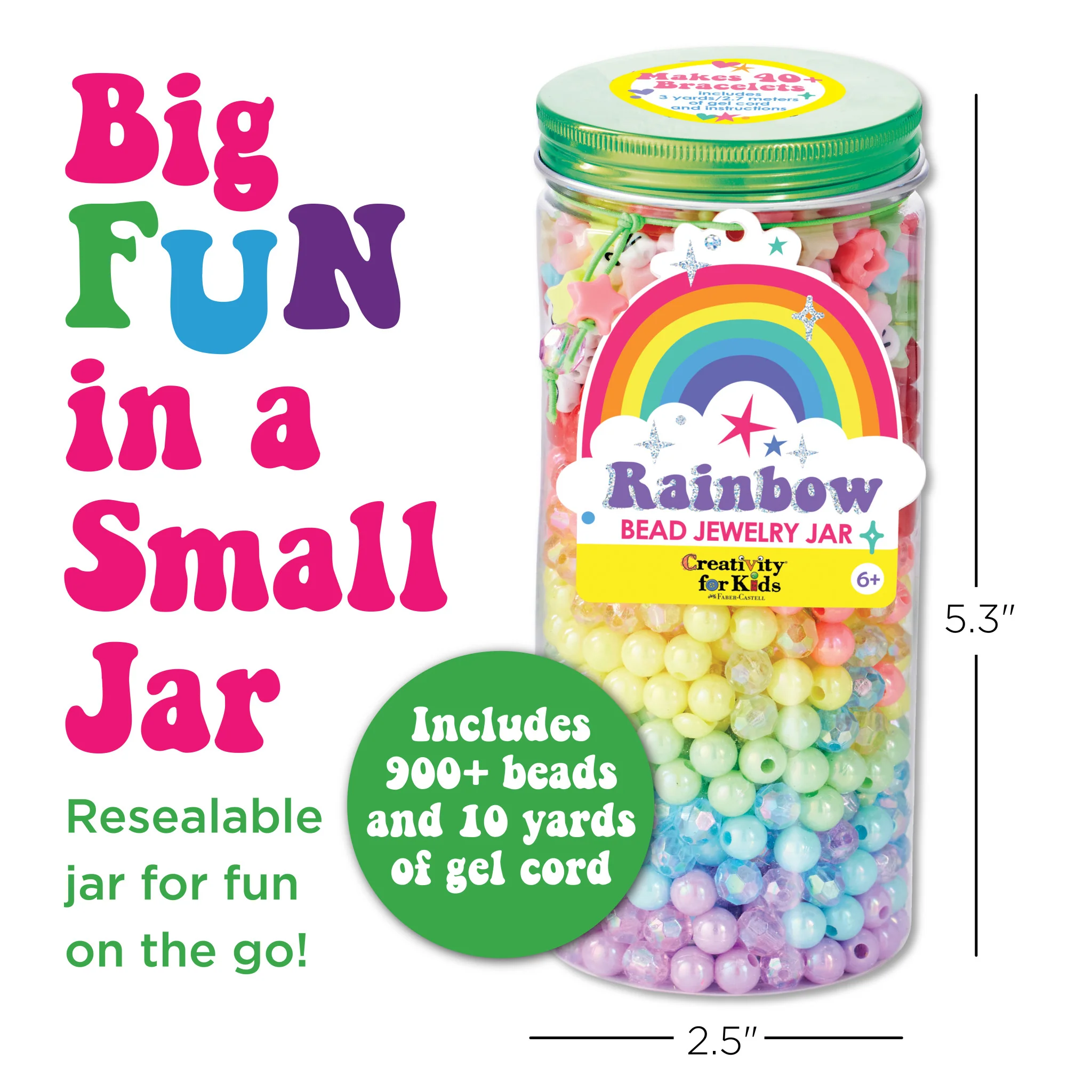 Bead Jewelry Jar Rainbow - #6478000 - Image 9