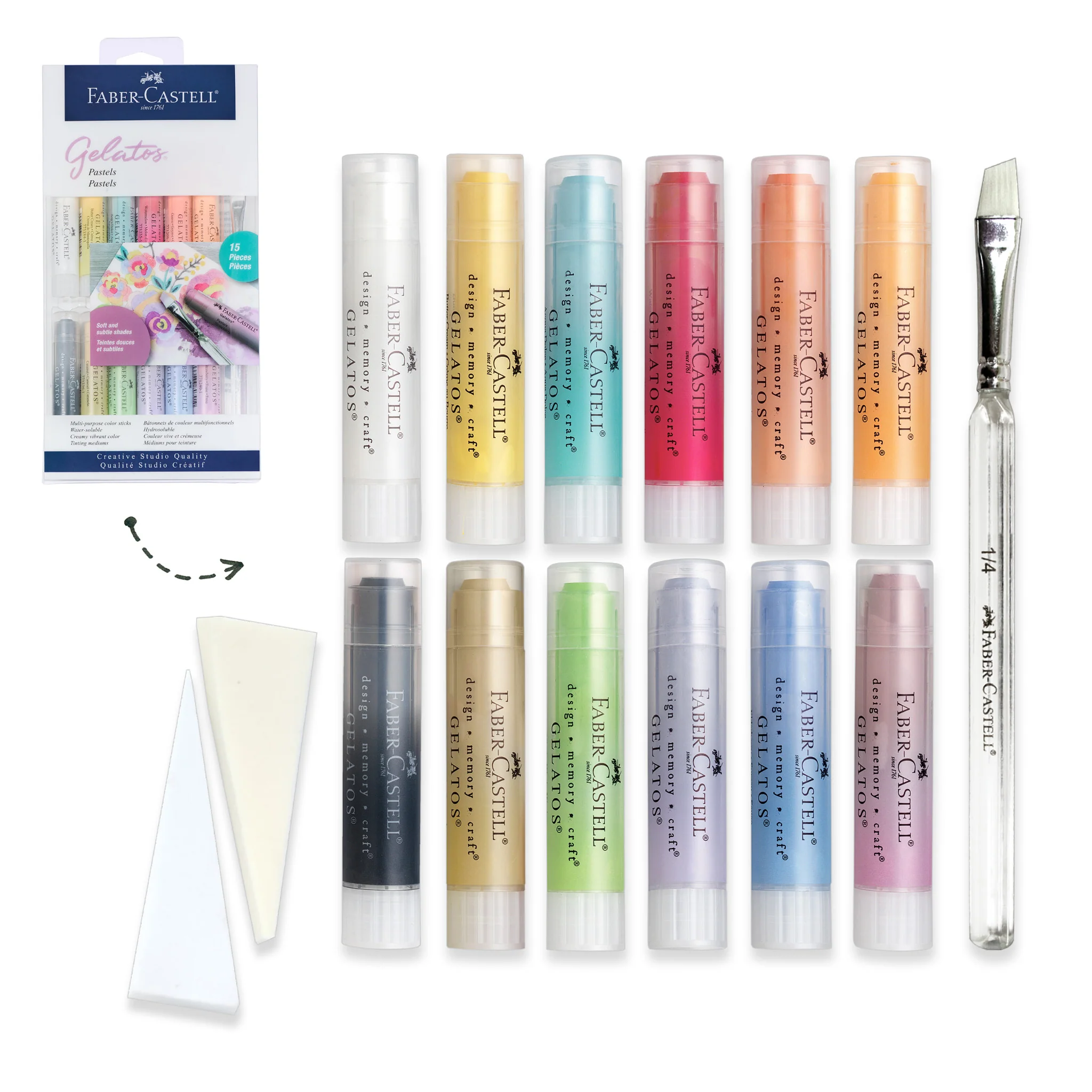 Gelatos, Pastels - 15-Piece Set - #FC770168 - Image 8