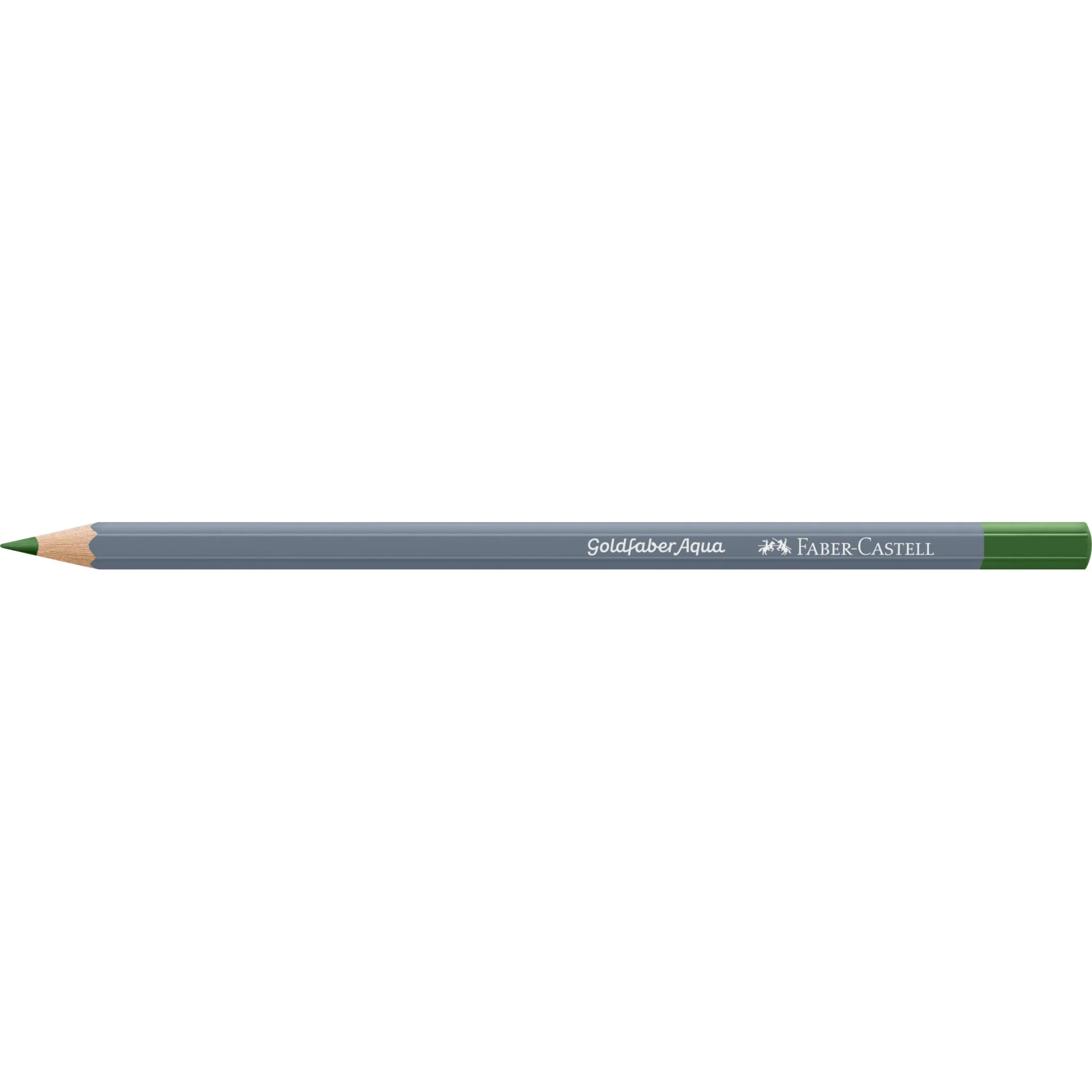Goldfaber Aqua Watercolor Pencil - #167 Permanent Green Olive - #FC114667 - Image 2