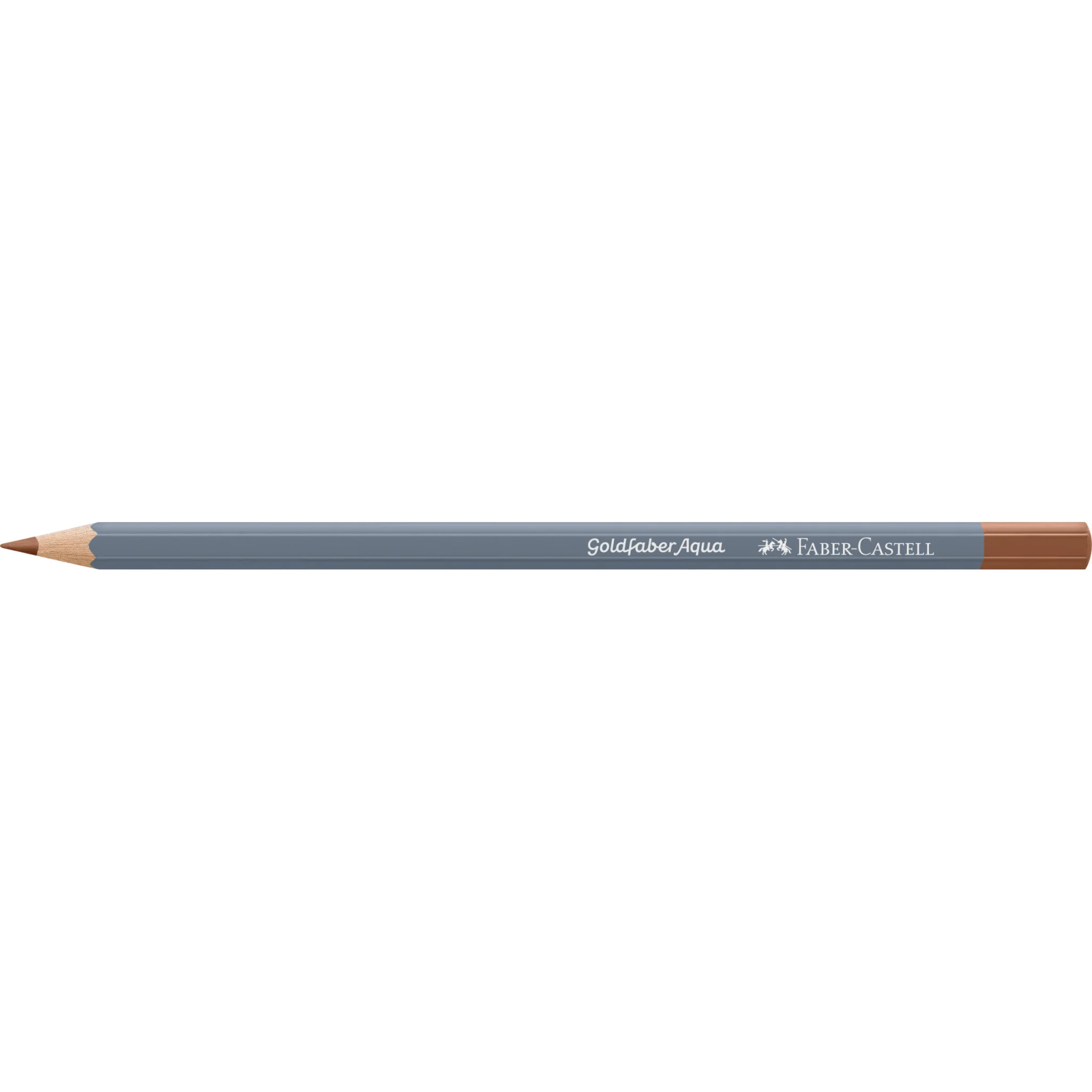 Goldfaber Aqua Watercolor Pencil, #283 Burnt Sienna - #FC114697 - Image 2