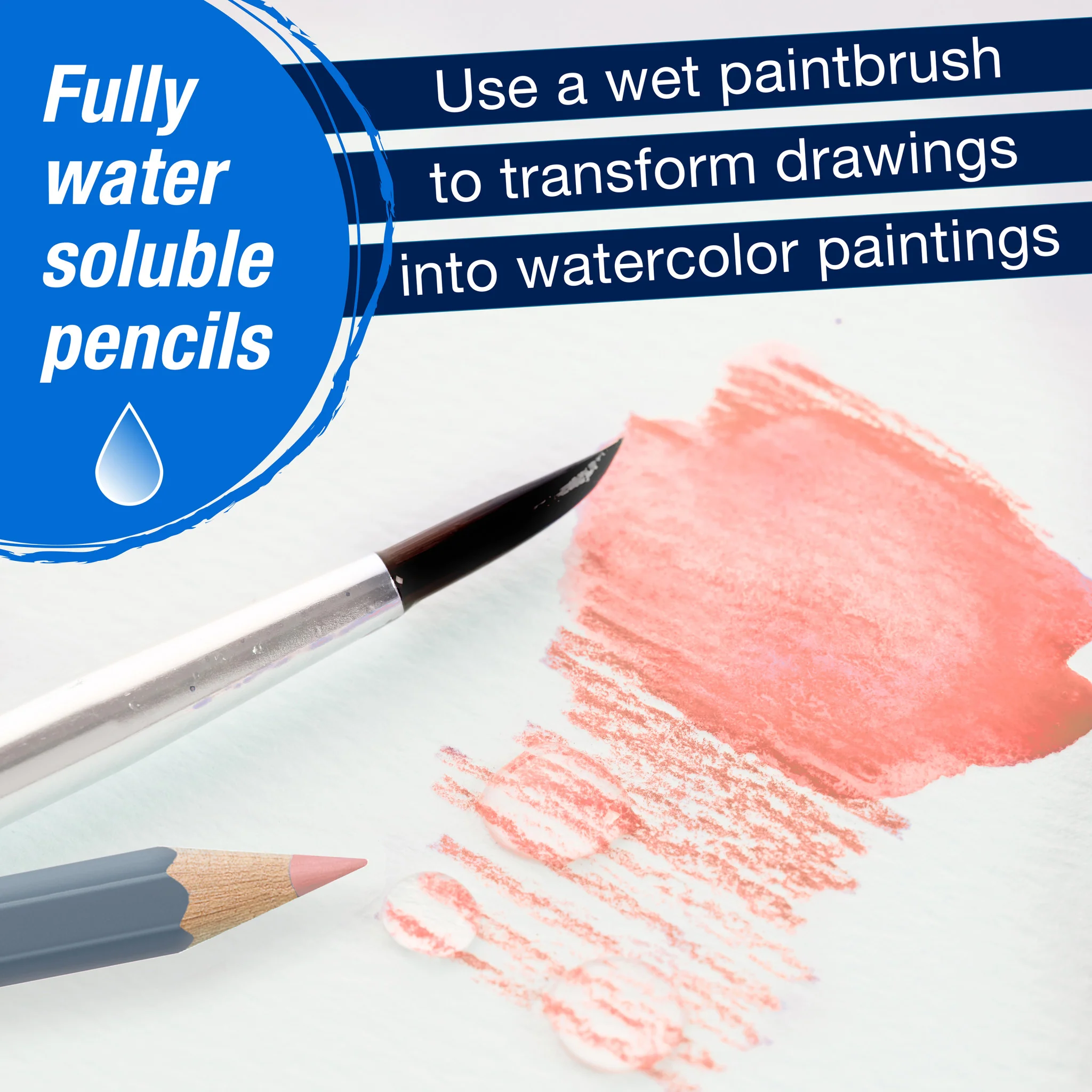 Goldfaber Aqua Watercolor Pencil Box - 12ct - Skin Tones - #FC214614 - Image 4