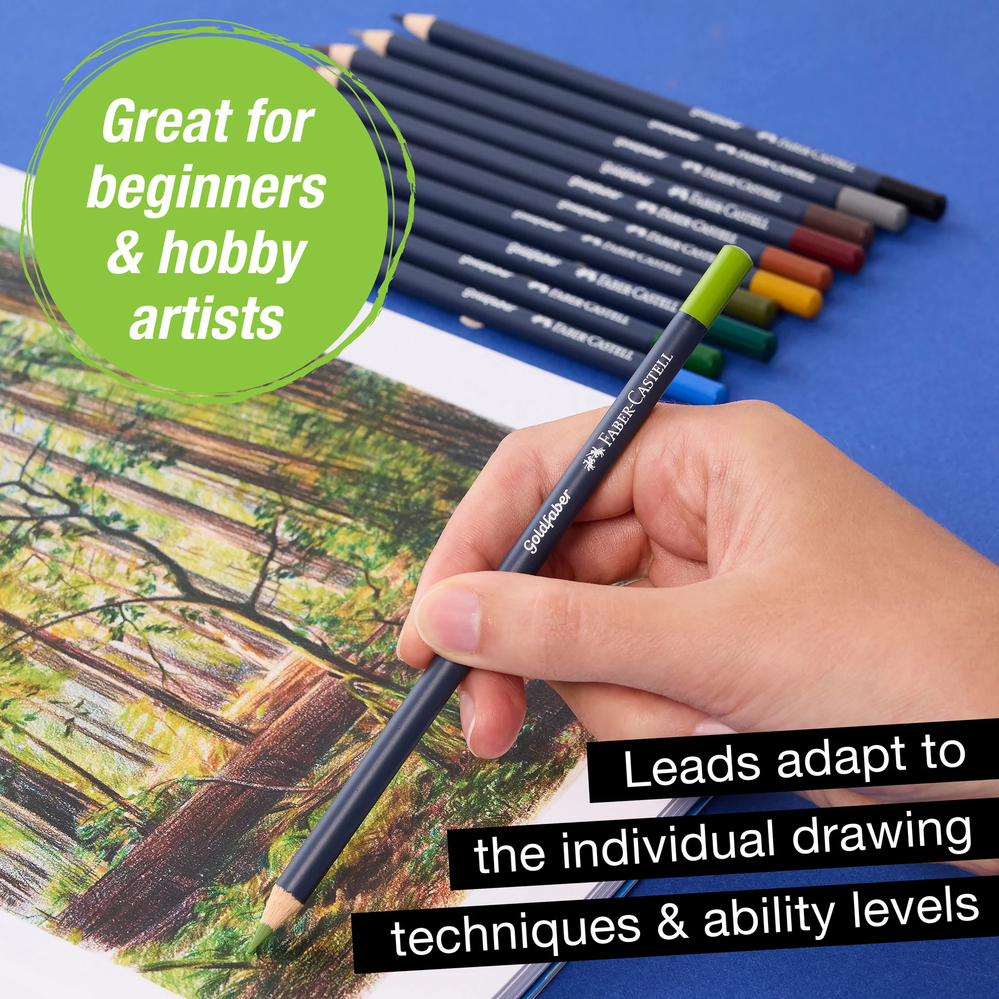 Goldfaber Color Pencils Box - 12ct Landscape - #FC214716 - Image 8
