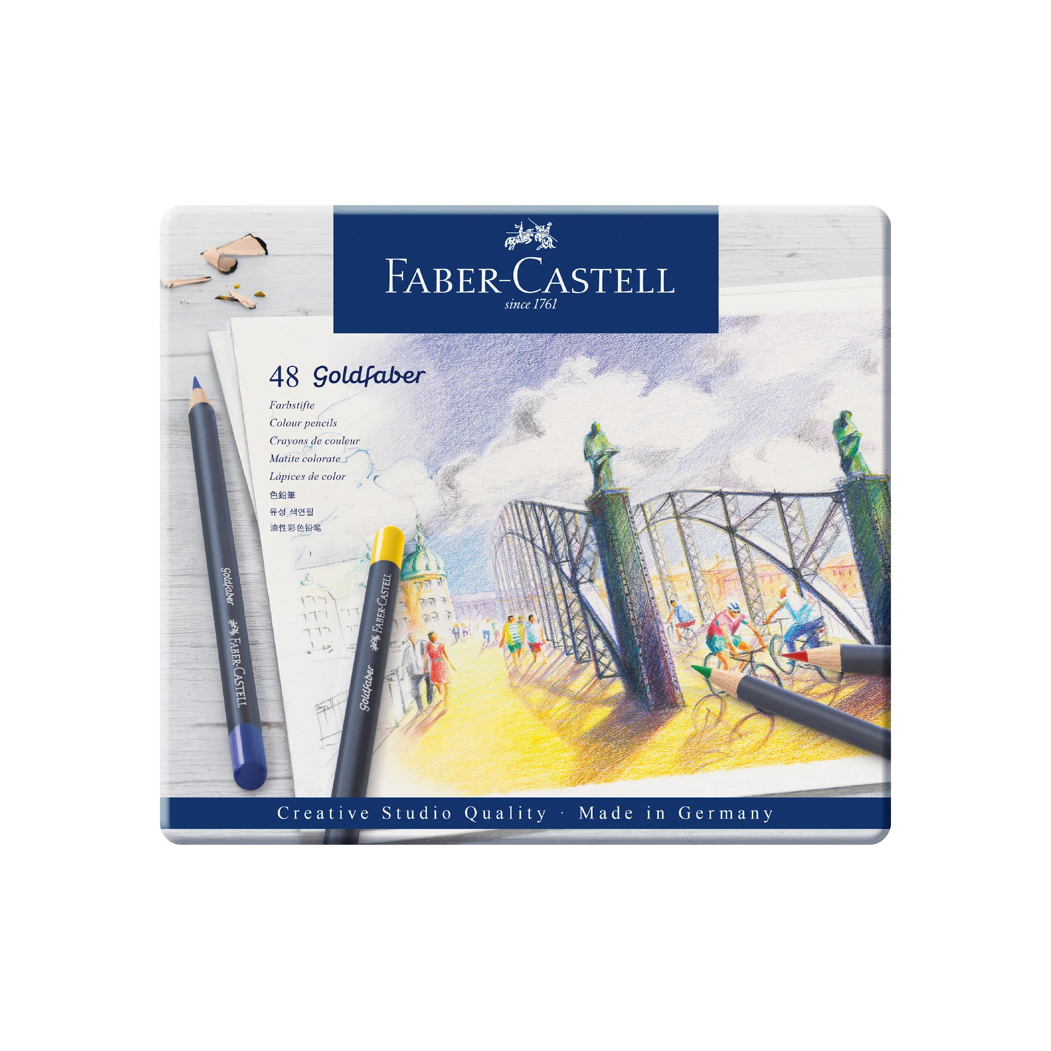 Goldfaber Color Pencils - Tin of 48 - #FC214748 - Image 9