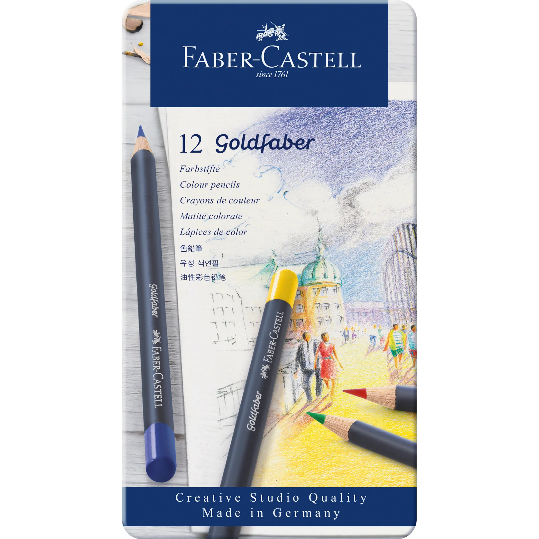 Goldfaber Color Pencils - Tin of 12 - #FC114712