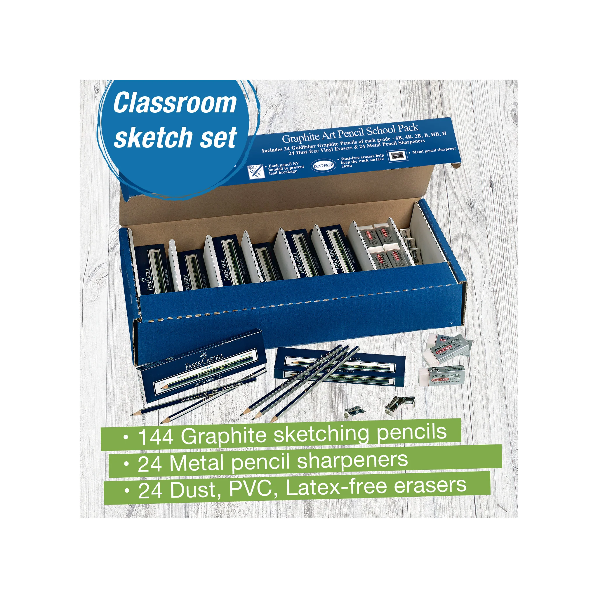 Graphite Art Pencil School Pack - #FC900000 - Image 2