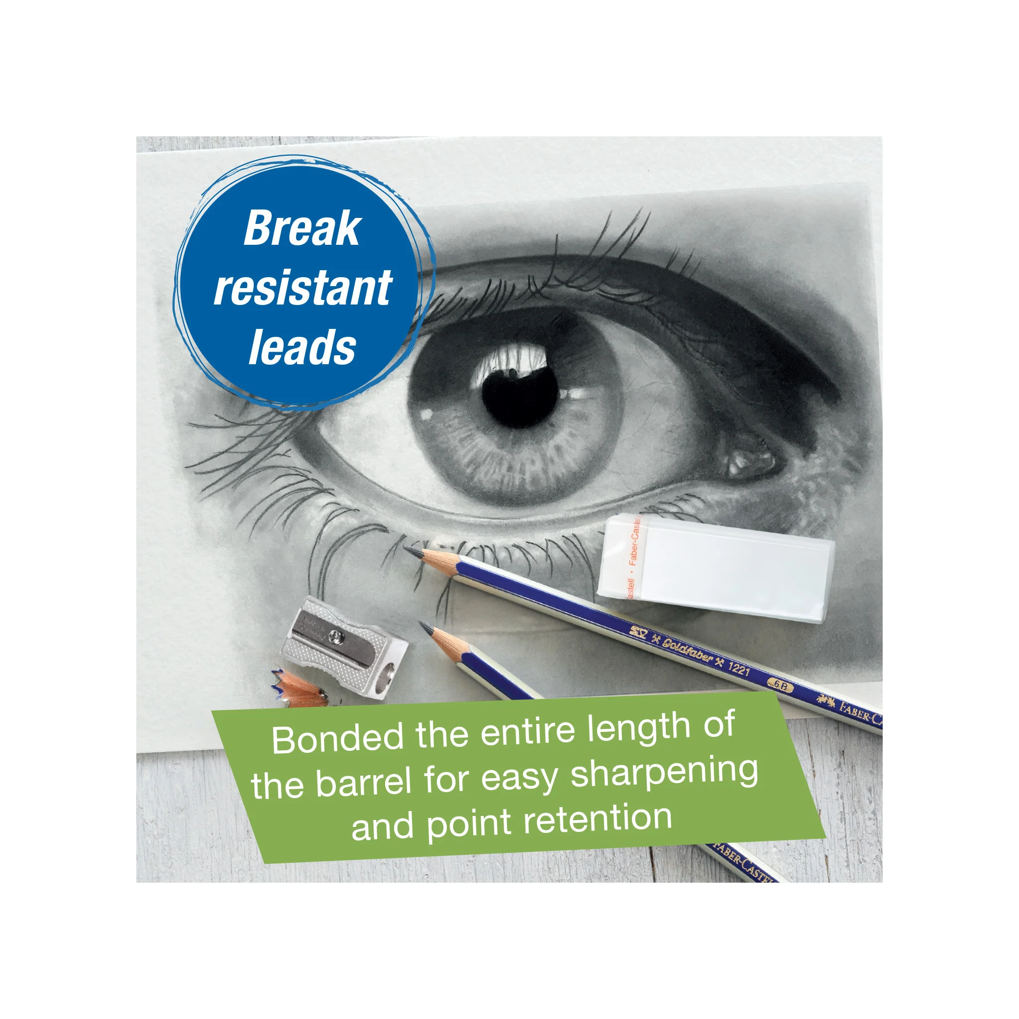 Graphite Art Pencil School Pack - #FC900000 - Image 4
