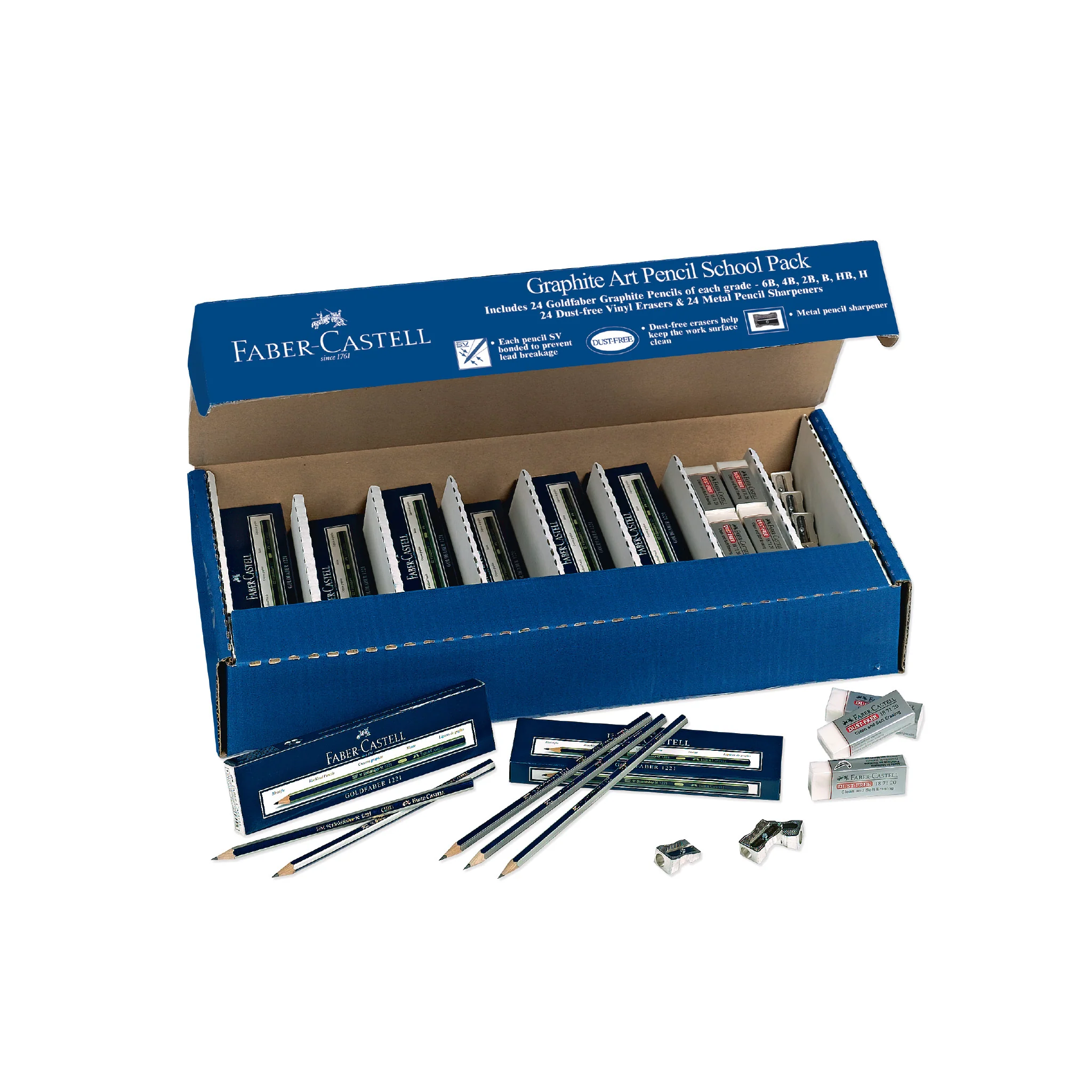 Graphite Art Pencil School Pack - #FC900000 - Image 8