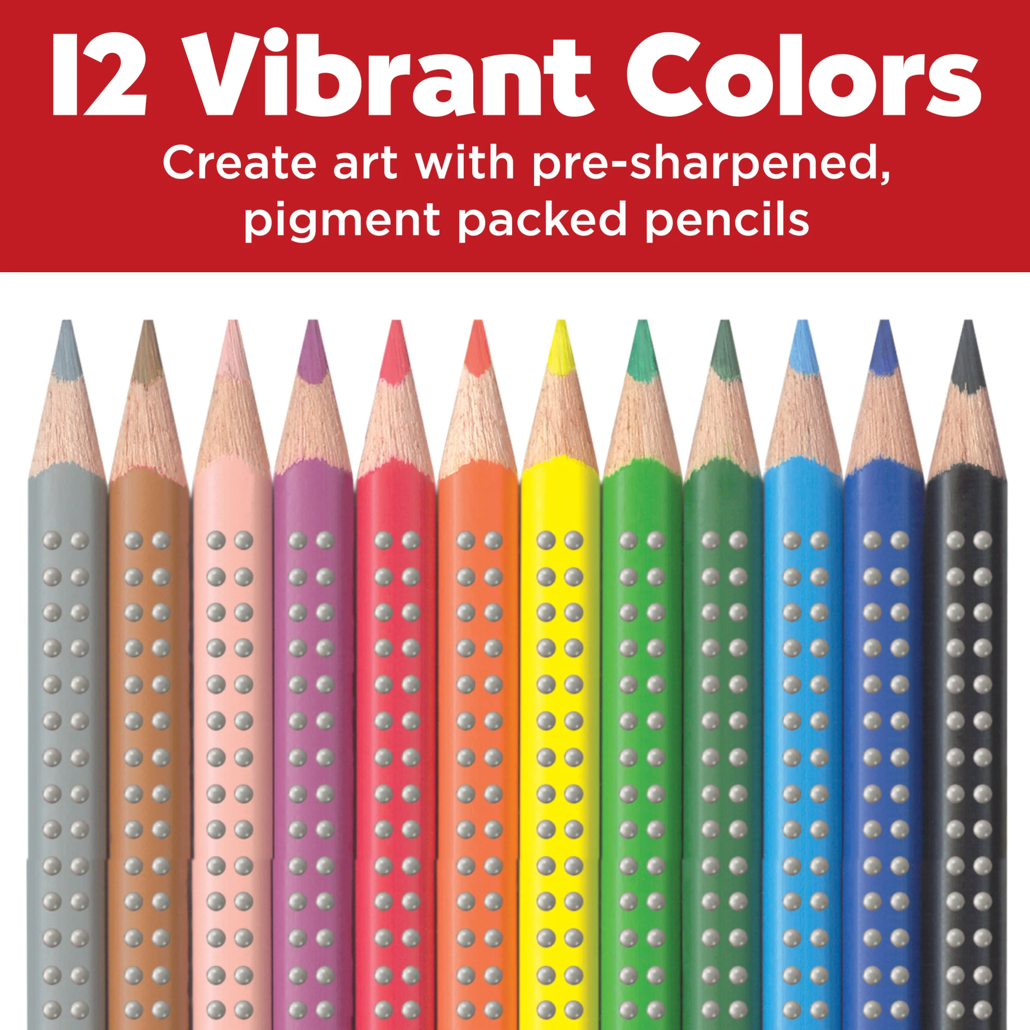 12 Grip Colored EcoPencils - #FC9121012 - Image 3