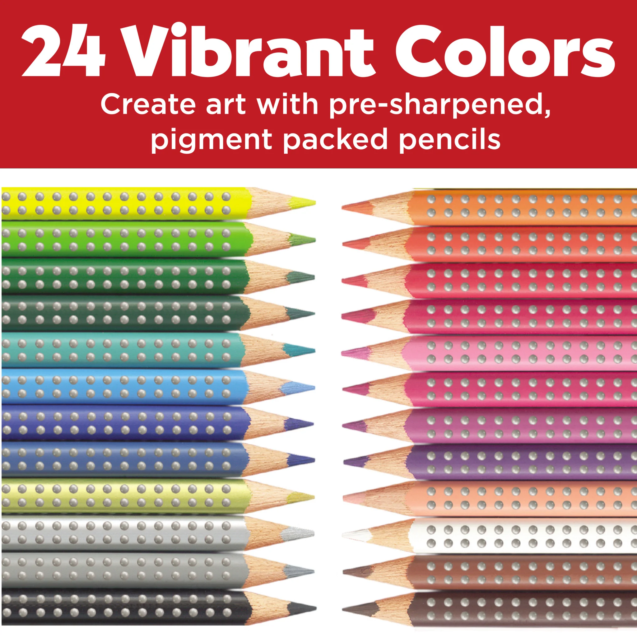 24 Grip Colored EcoPencils - #FC9121024 - Image 3