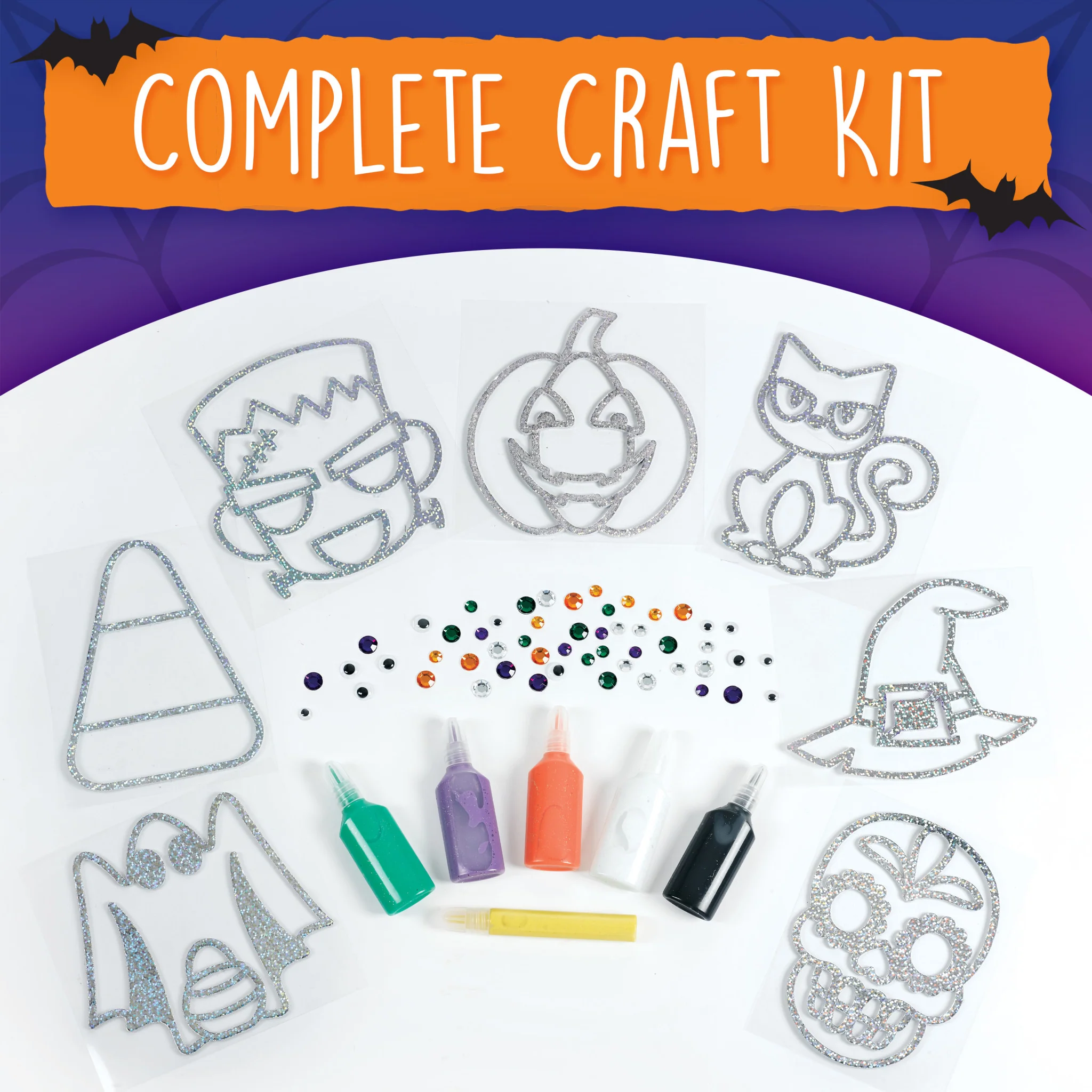 Halloween Easy Sparkle Window Art - #6315000 - Image 3