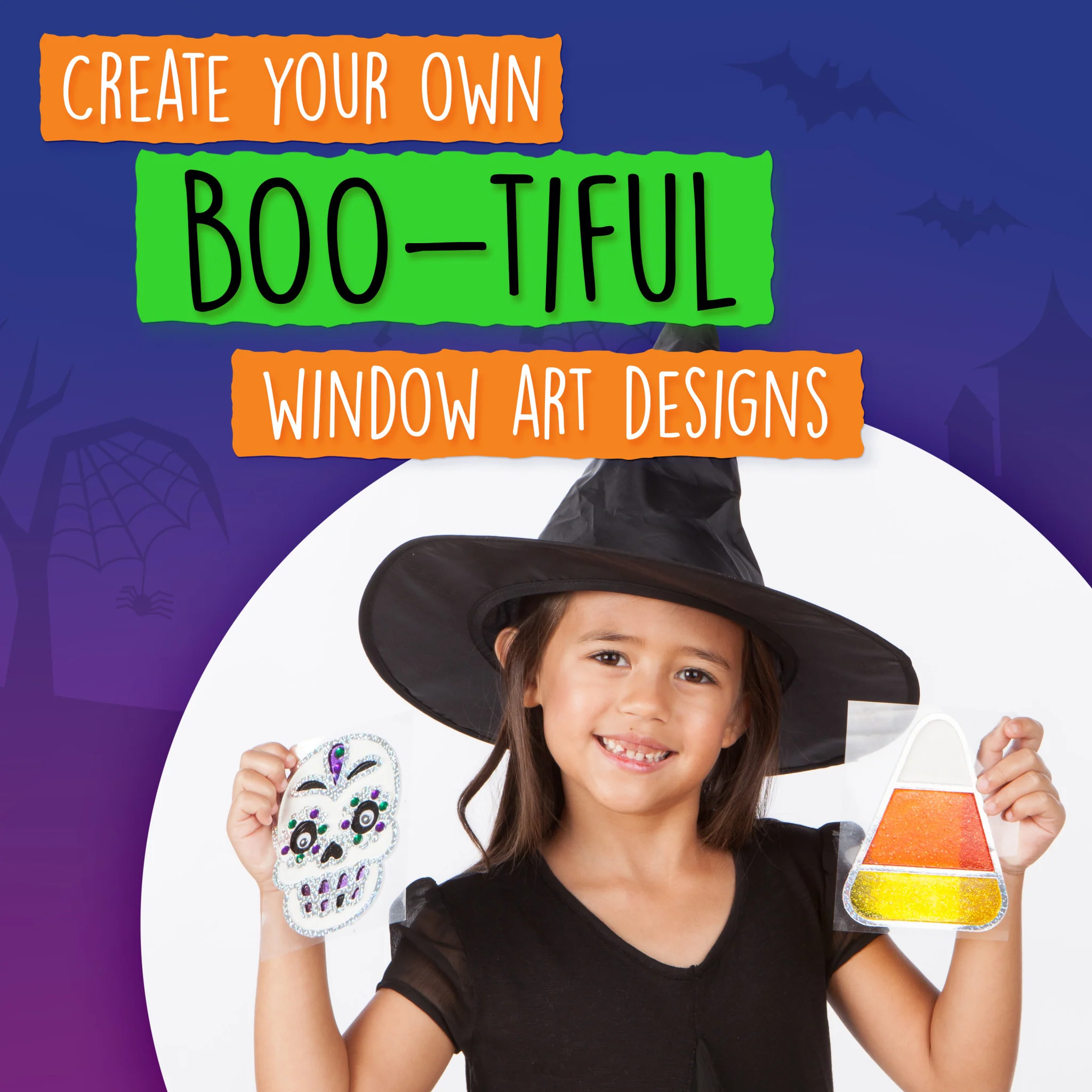 Halloween Easy Sparkle Window Art - #6315000 - Image 5