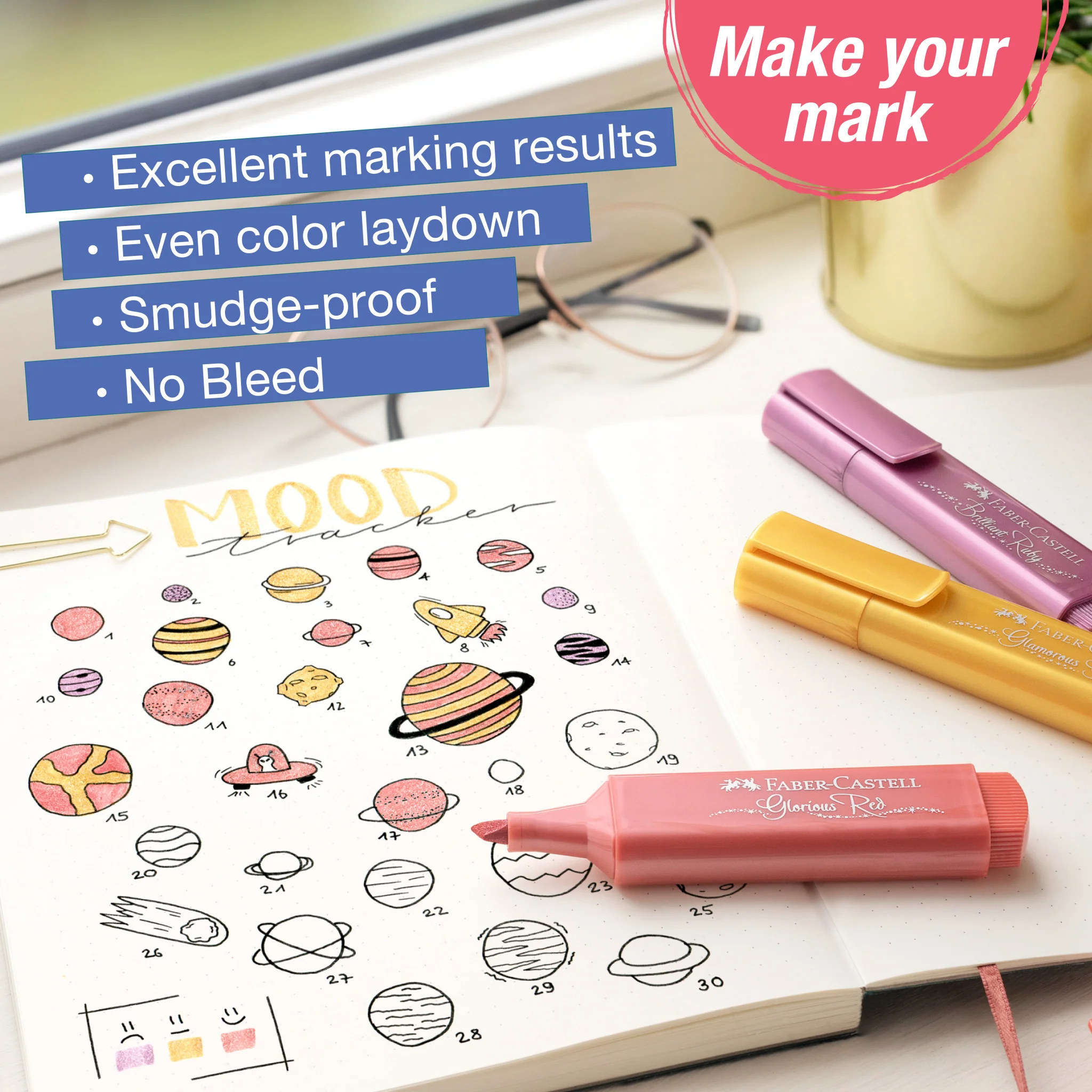 Highlighters, Desk Set of 16 - #FC254603 - Image 7
