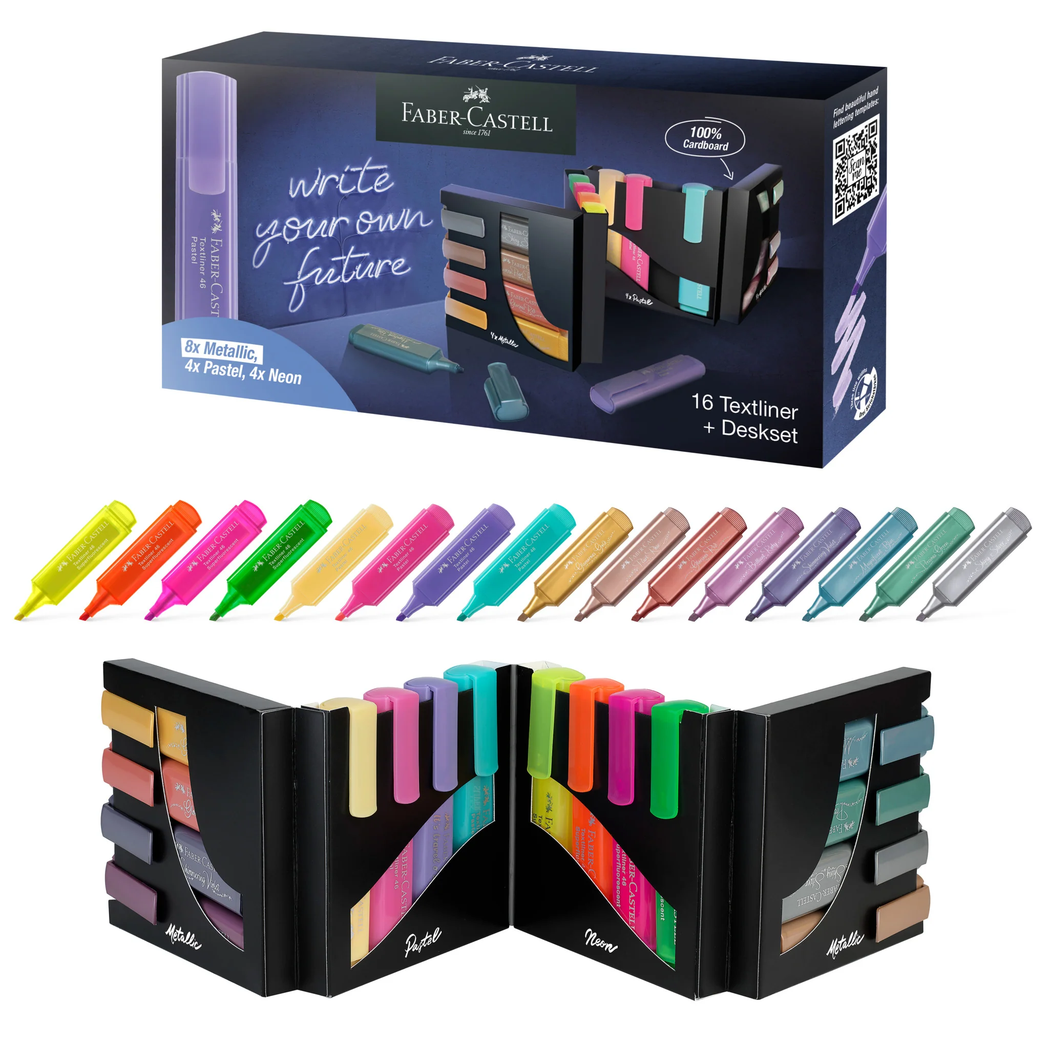 Highlighters, Desk Set of 16 - #FC254603 - Image 8