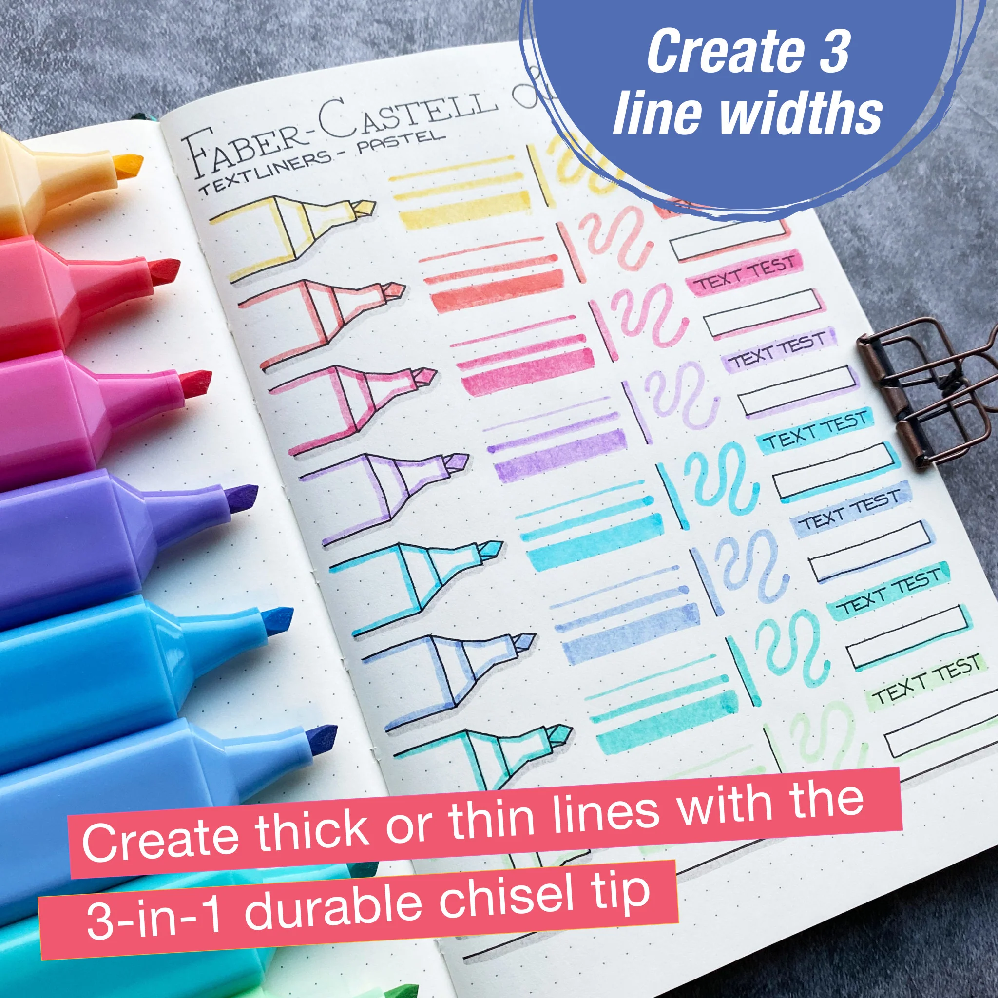 Highlighters, Desk Set of 16 - #FC254603 - Image 6