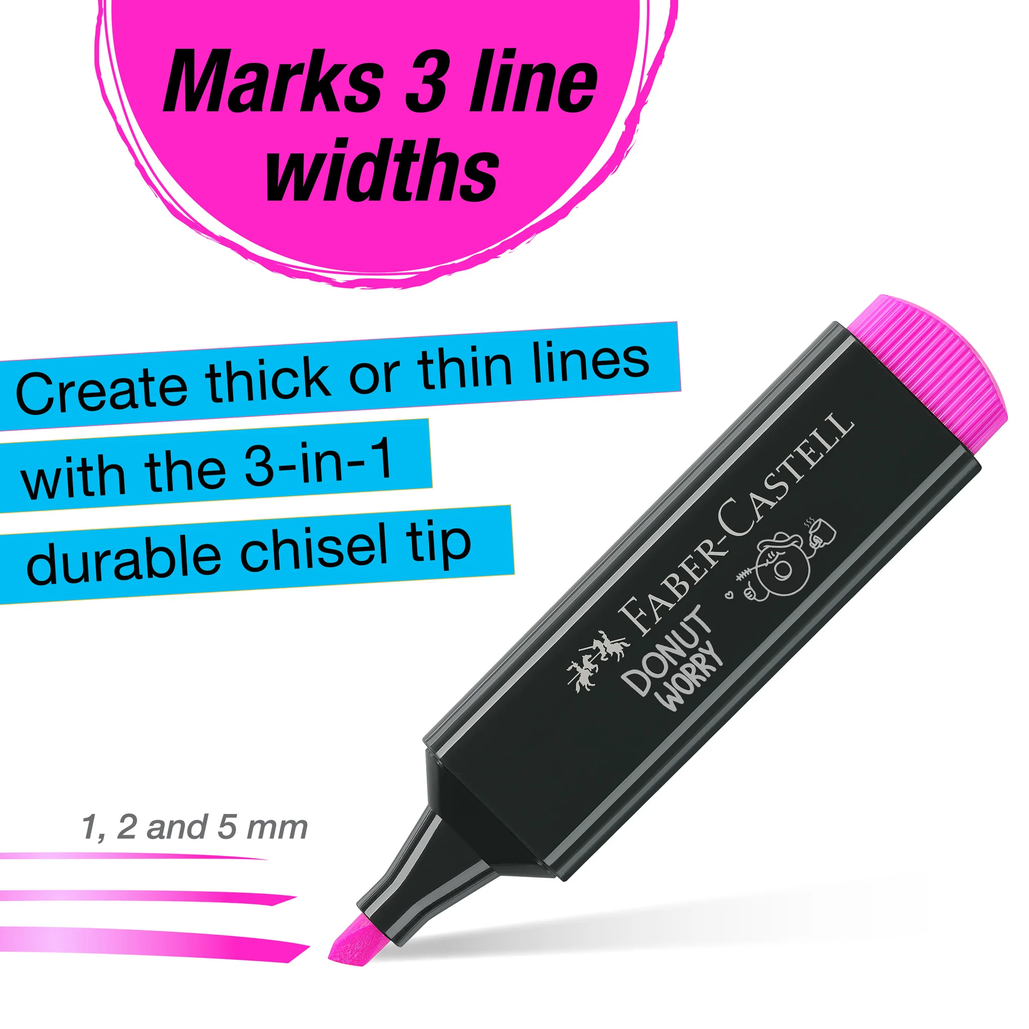 Highlighters, Graffiti Neon Colors - Box of 8 - #FC254692 - Image 4