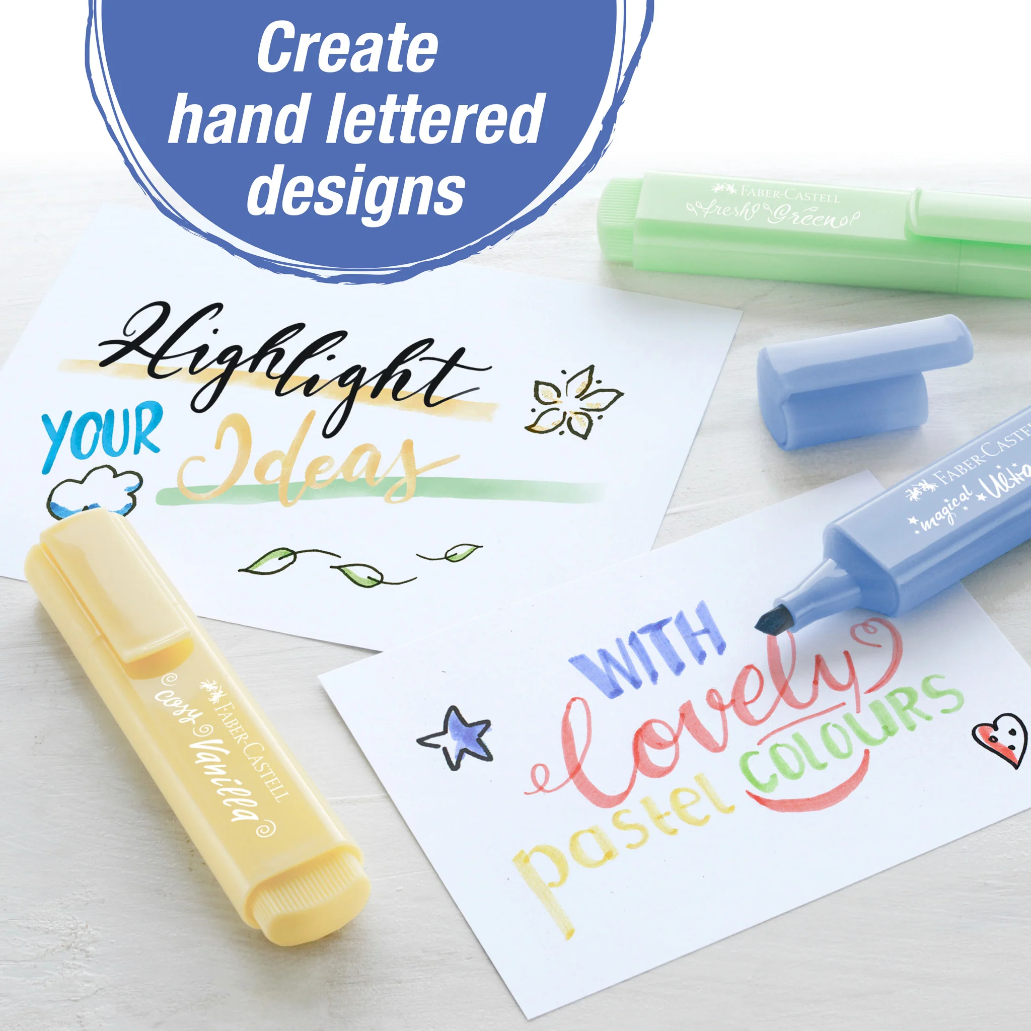 Highlighters, Pastel Colors - Box of 6 - #FC254656 - Image 7