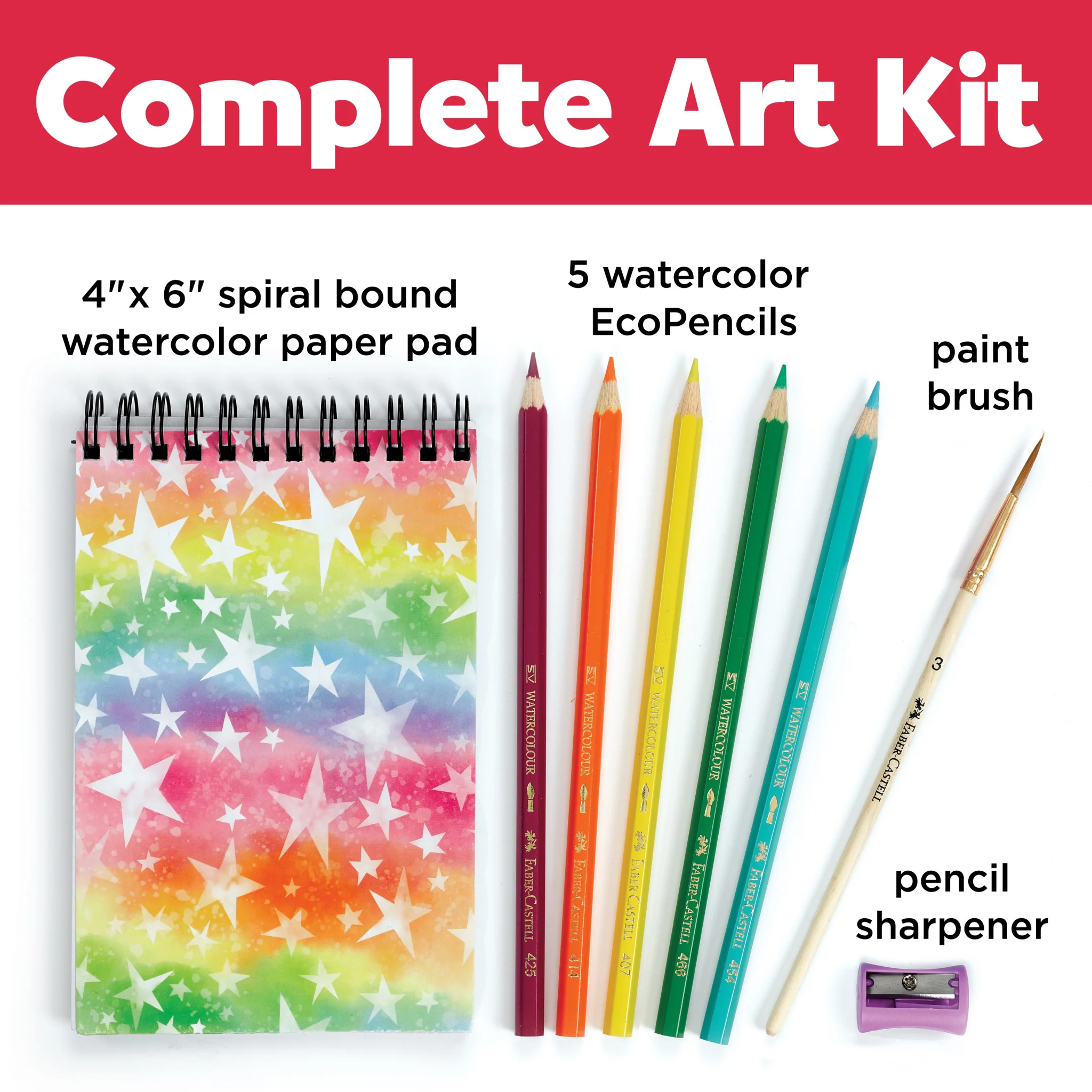 How To Rainbow
Watercolor Pencils Starter Set - #FC14355 - Image 3