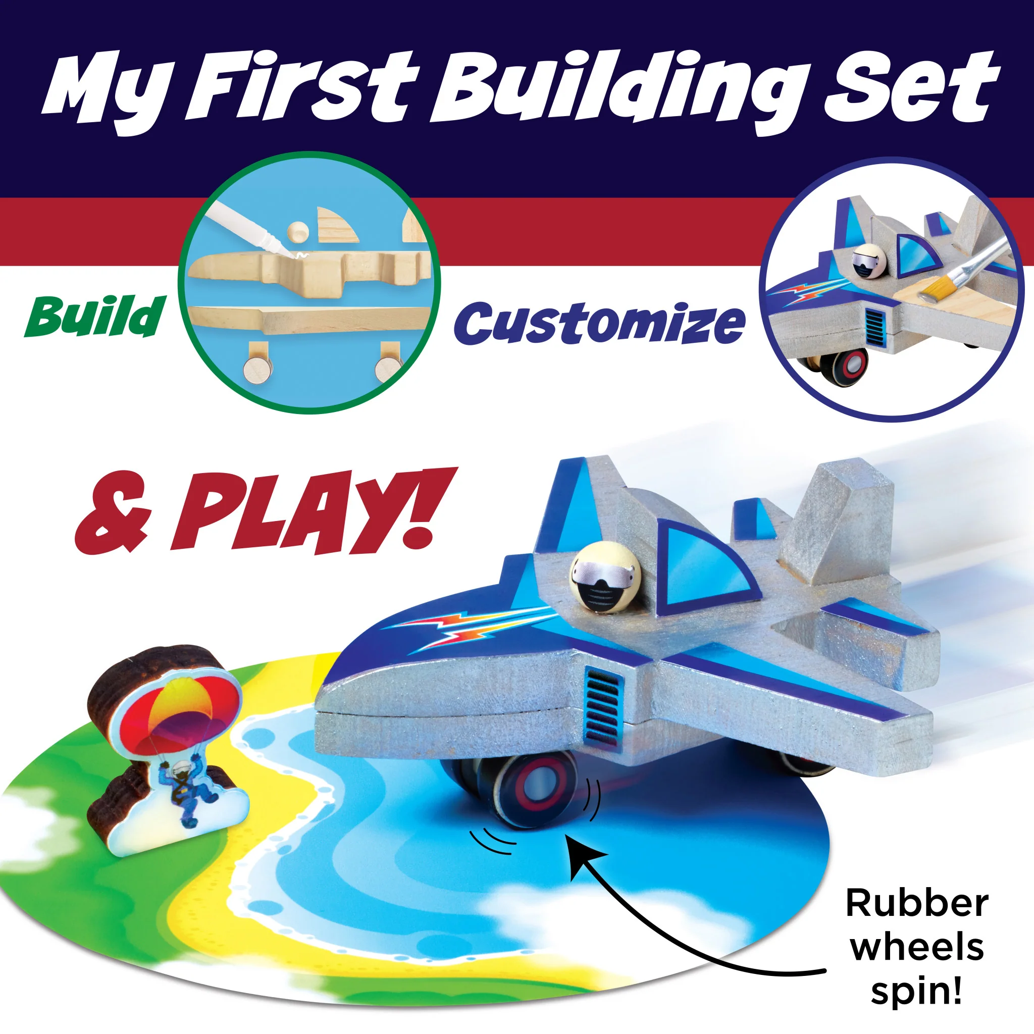 Buildeez!™ Jet Plane - Ace - #6457000 - Image 4