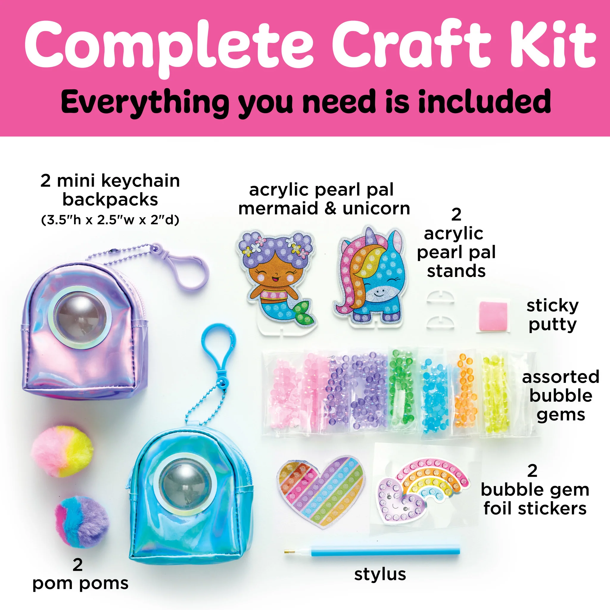 Bubble Gems™ Backpack Keychains - #6462000 - Image 3