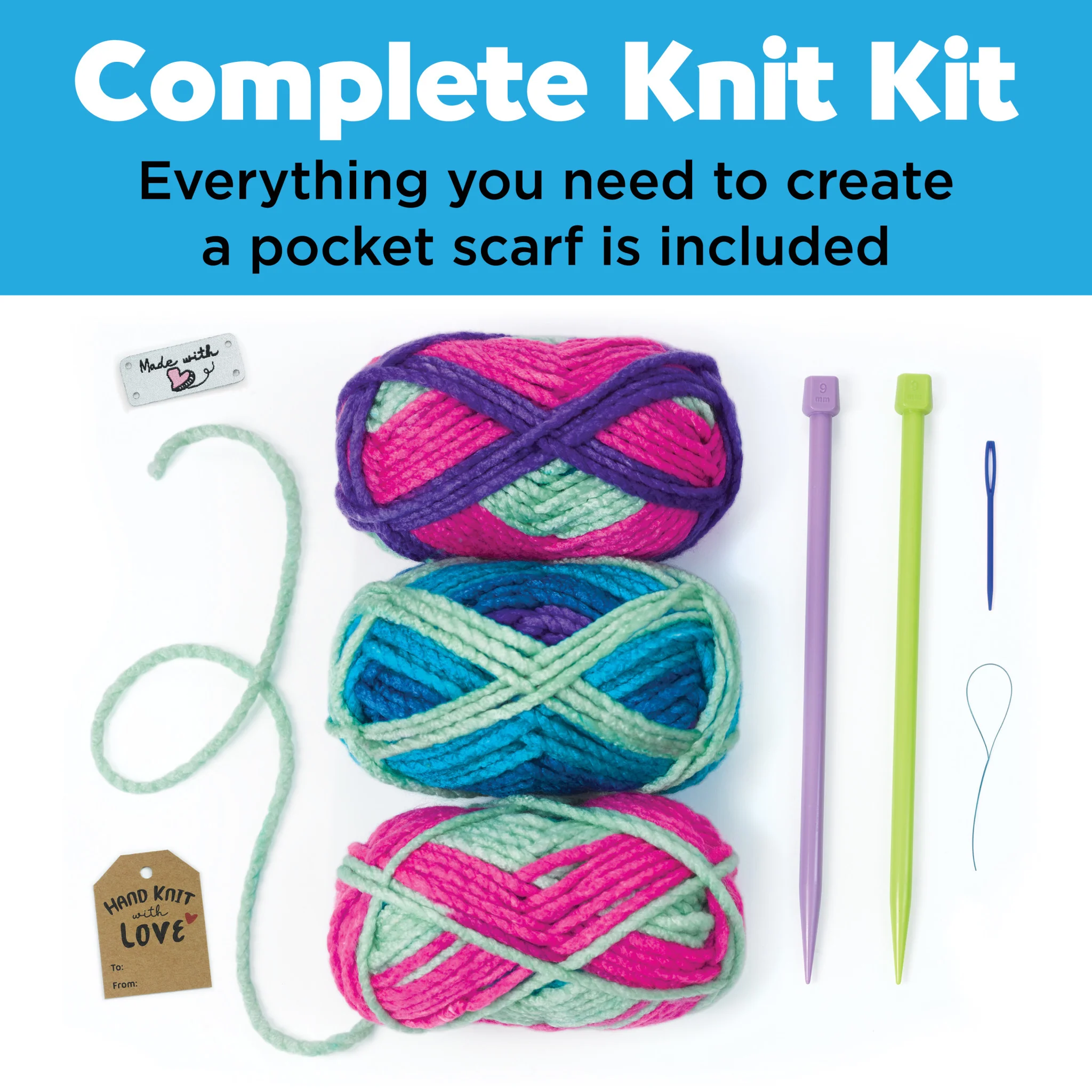 Learn to Knit Pocket Scarf - #6302000 - Image 3