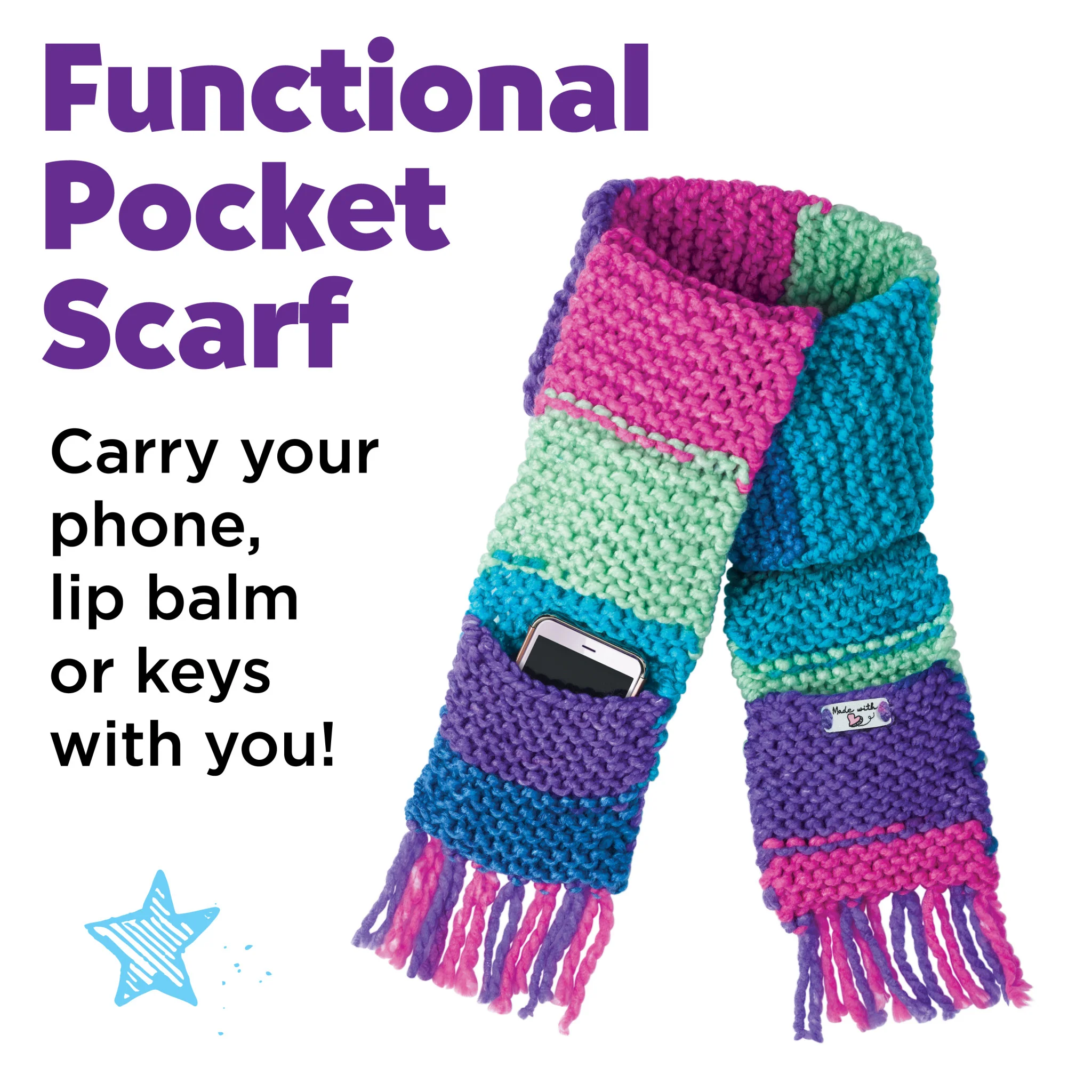 Learn to Knit Pocket Scarf - #6302000 - Image 4