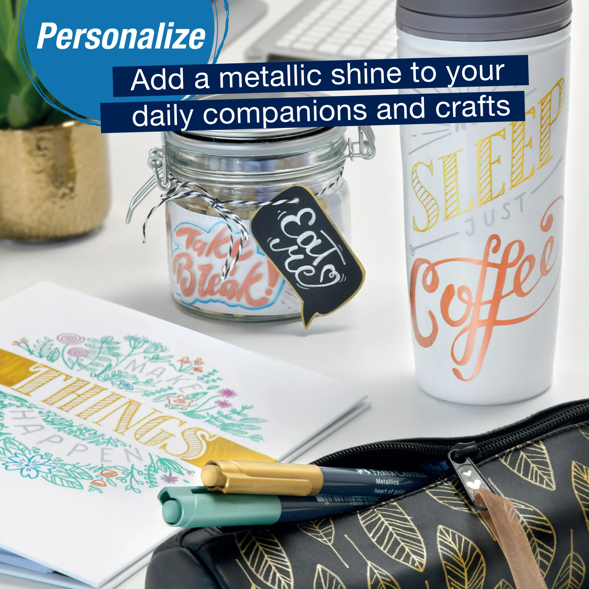 Metallic Markers, Box of 12 - #FC160713 - Image 4