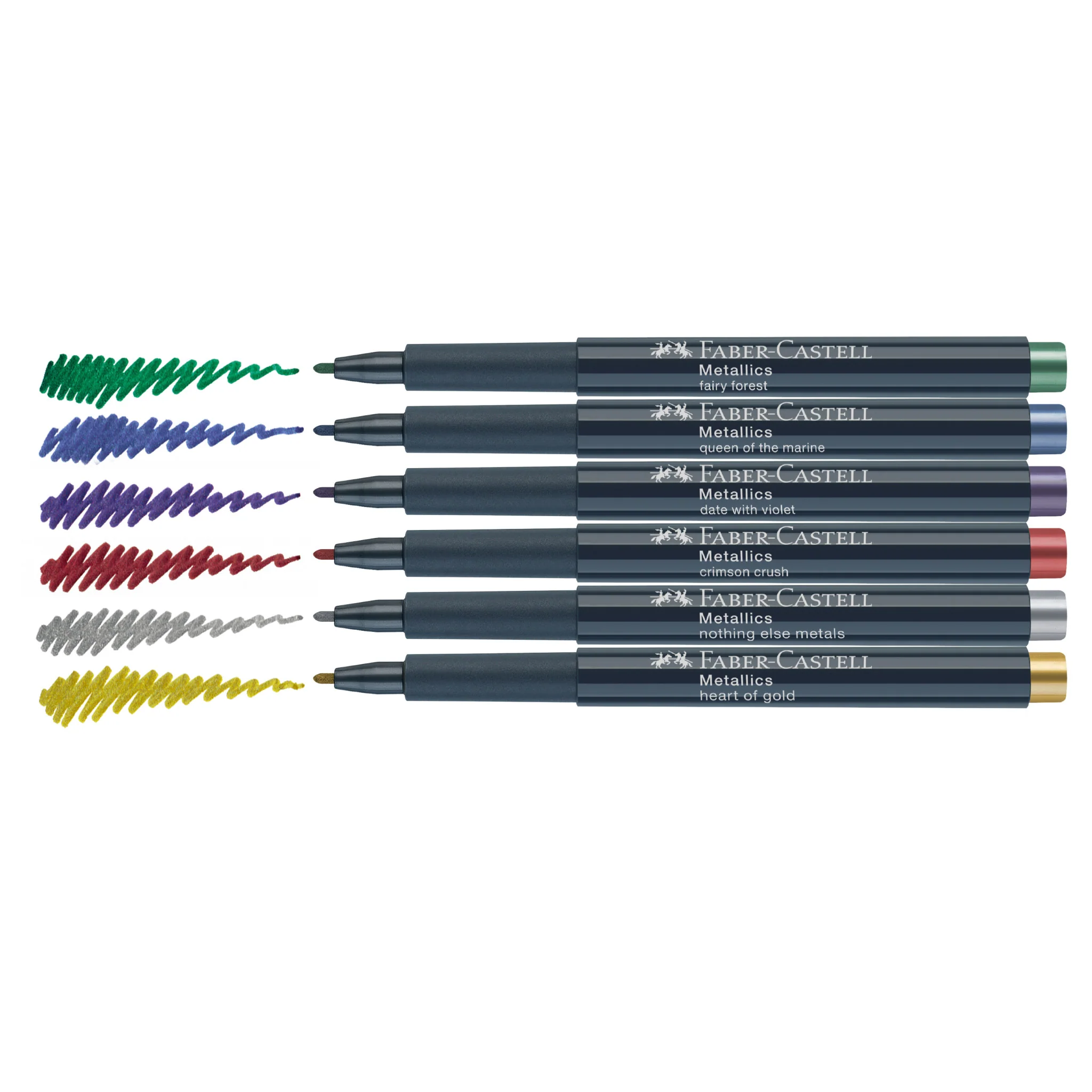 Metallic Markers, Box of 6 - #FC770099 - Image 5