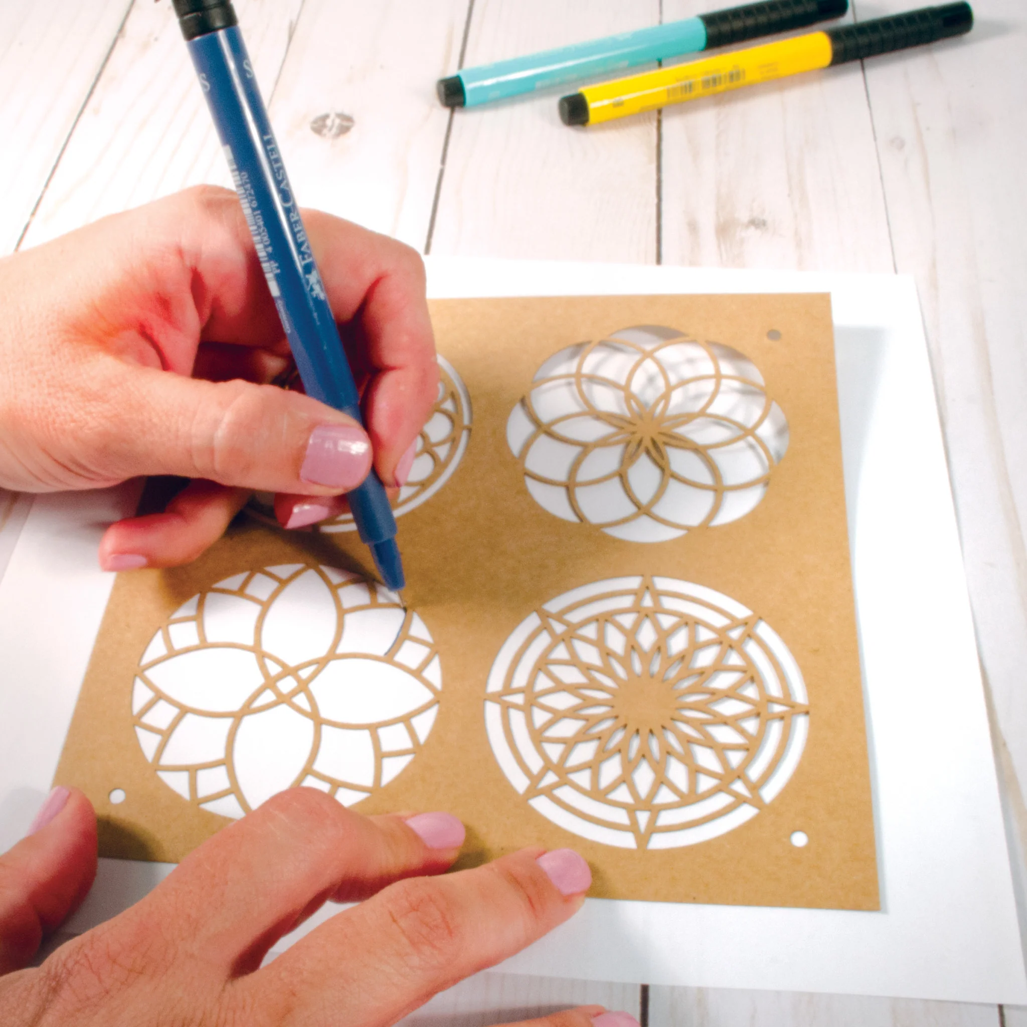 Mixed Media Stencils - Mandala - #FC770610 - Image 4